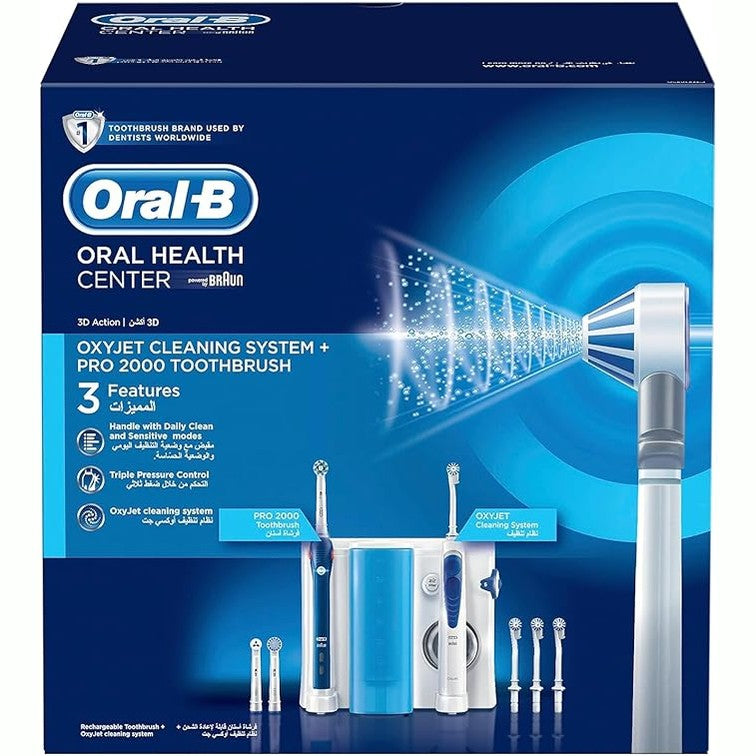 Oral B Oxyjet Center Pro2000 Plus Oral Irrigator And Electric Toothbrush - Medaid International
