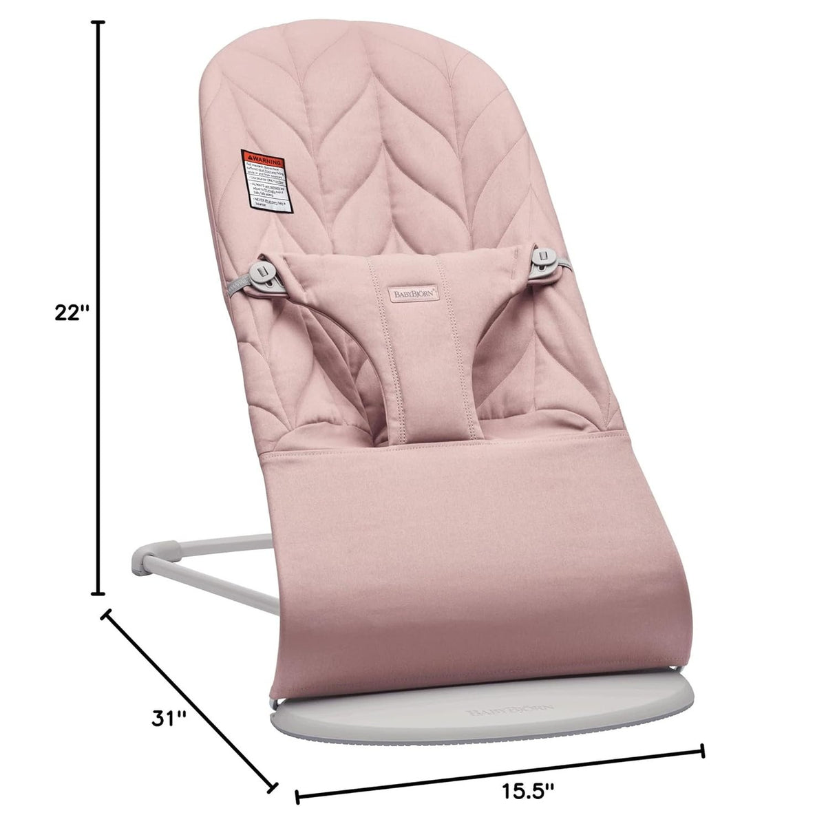 Babybjorn - Bouner Bliss Woven - Dusty Pink