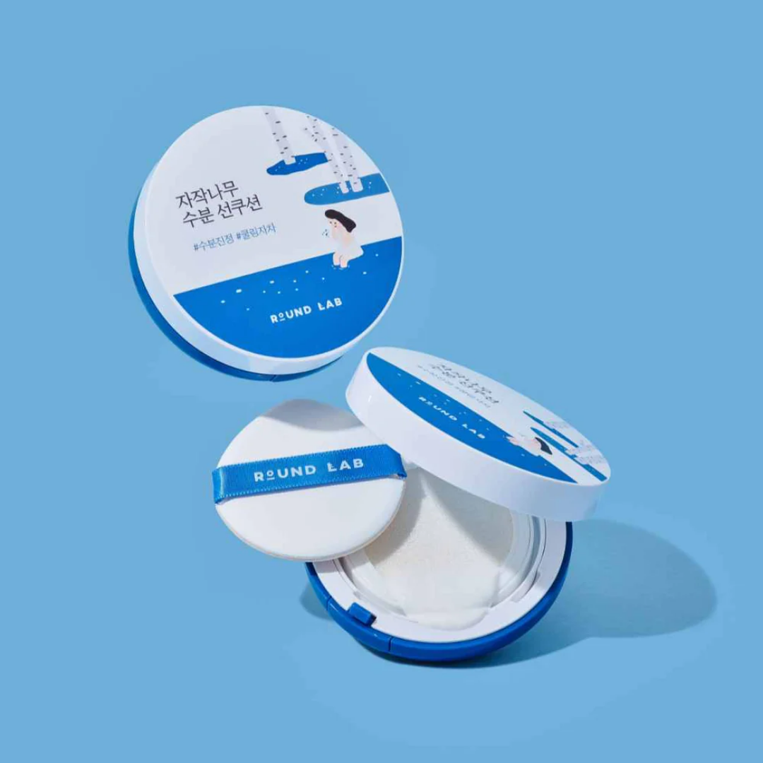Round Lab Birch Moisturizing Sun Cushion SPF 50+, PA++++