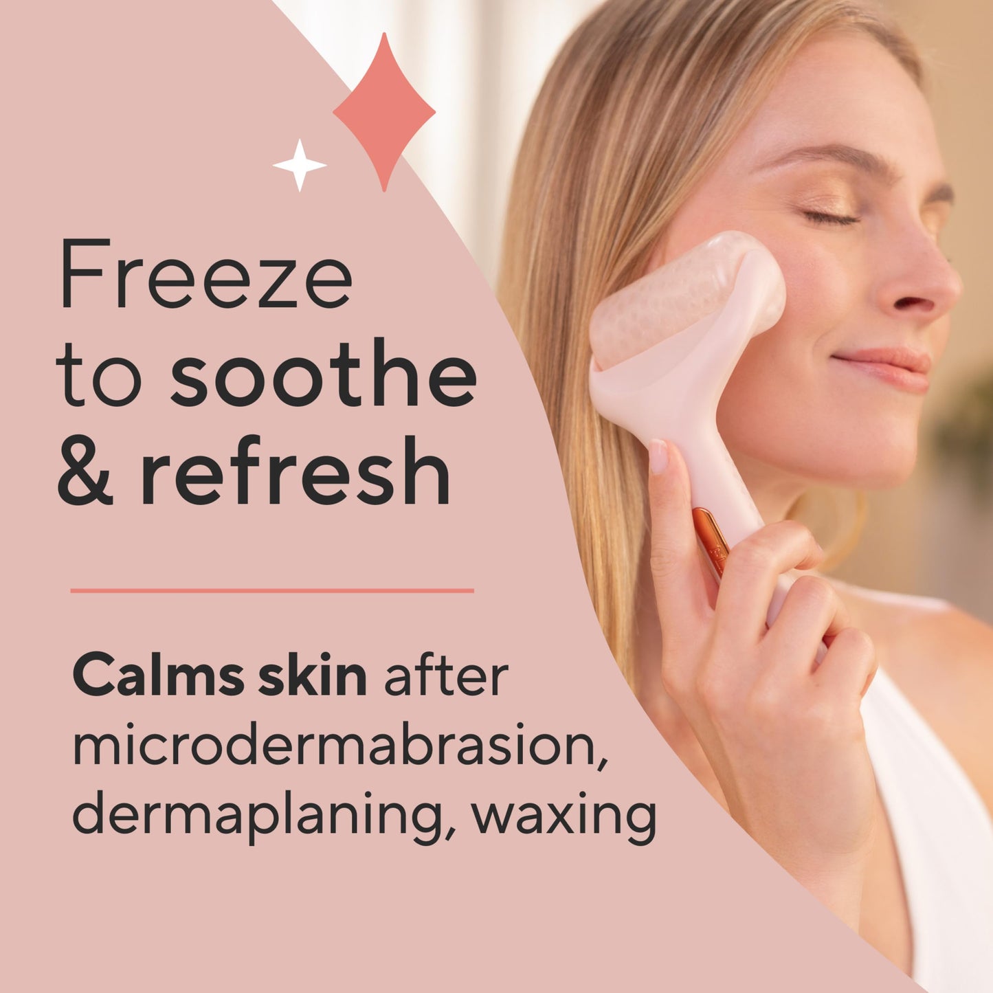 Finishing Touch Flawless Facial Massage Ice Roller, 1 Count (Pack of 1) - Medaid International