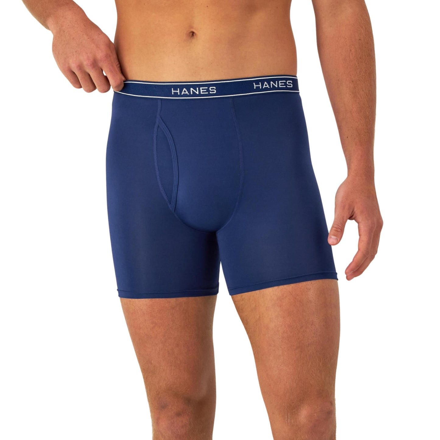 Hanes Men's Value Performance Stretch Boxer Brief Underwear, Moisture-Wicking, 6-Pack - Medaid International