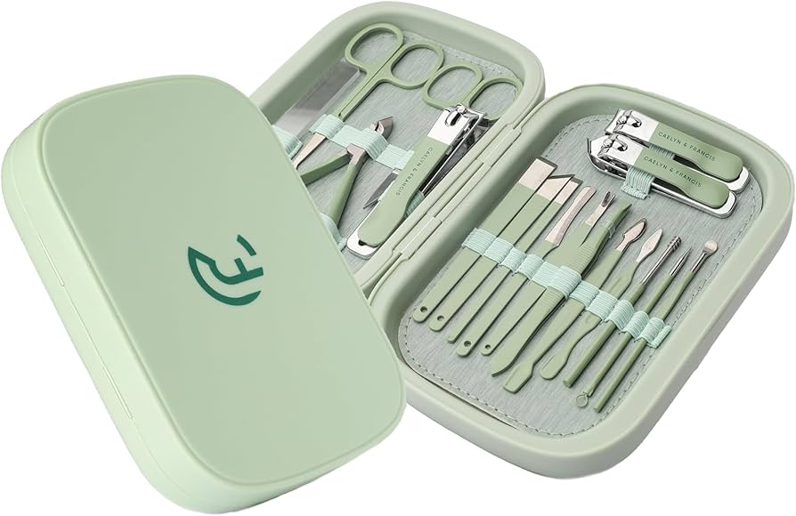 Professional Nail Manicure Set | 18 In 1 طقم مانيكيور احترافي 18 في 1