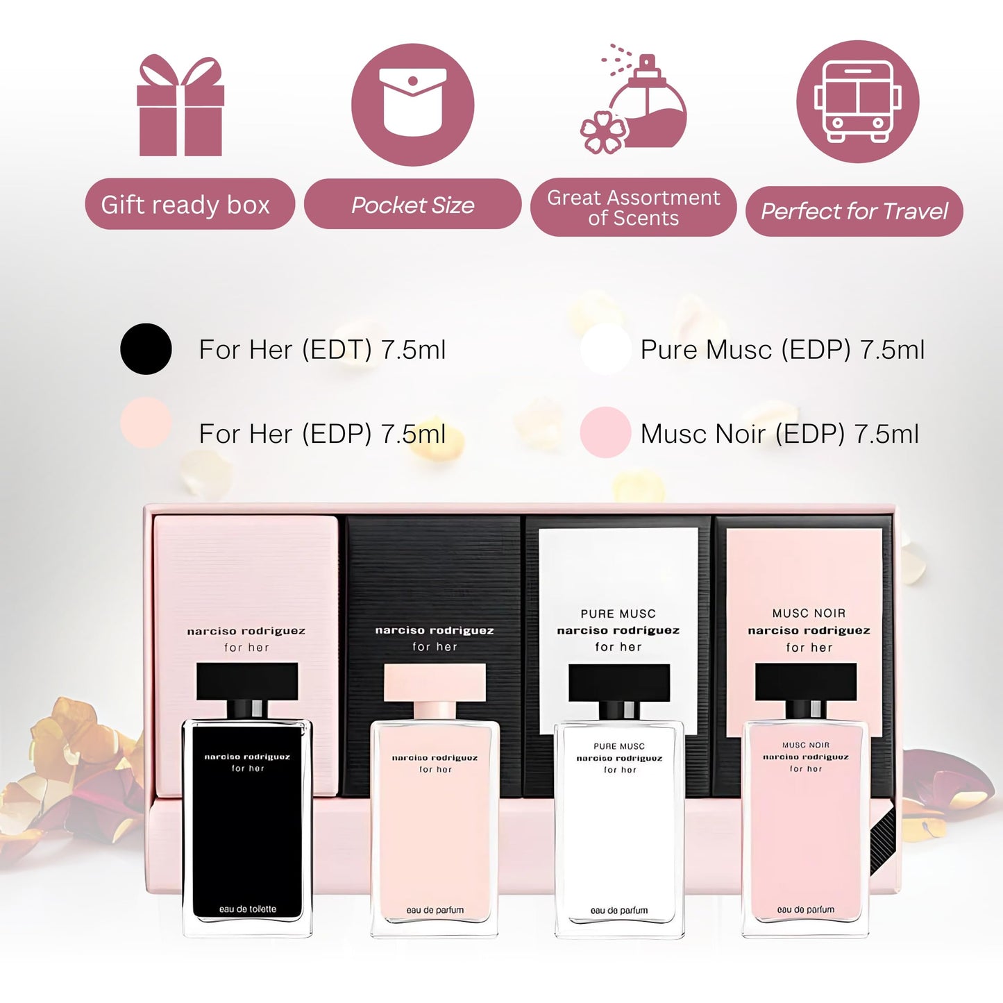 Narciso Rodriguez for Her Mini Perfume Gift Set for Women - Medaid International