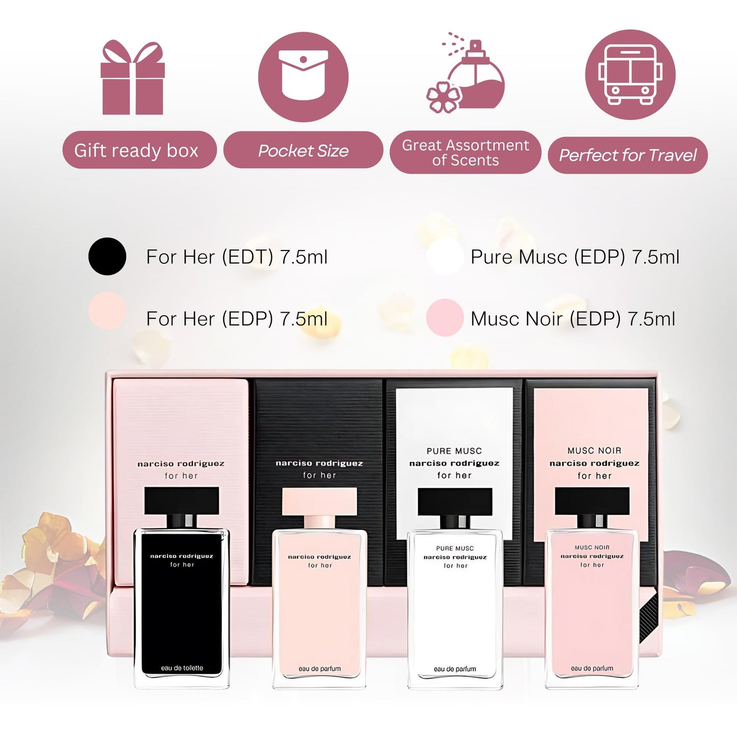 Narciso Rodriguez for Her Mini Perfume Gift Set for Women - Medaid International