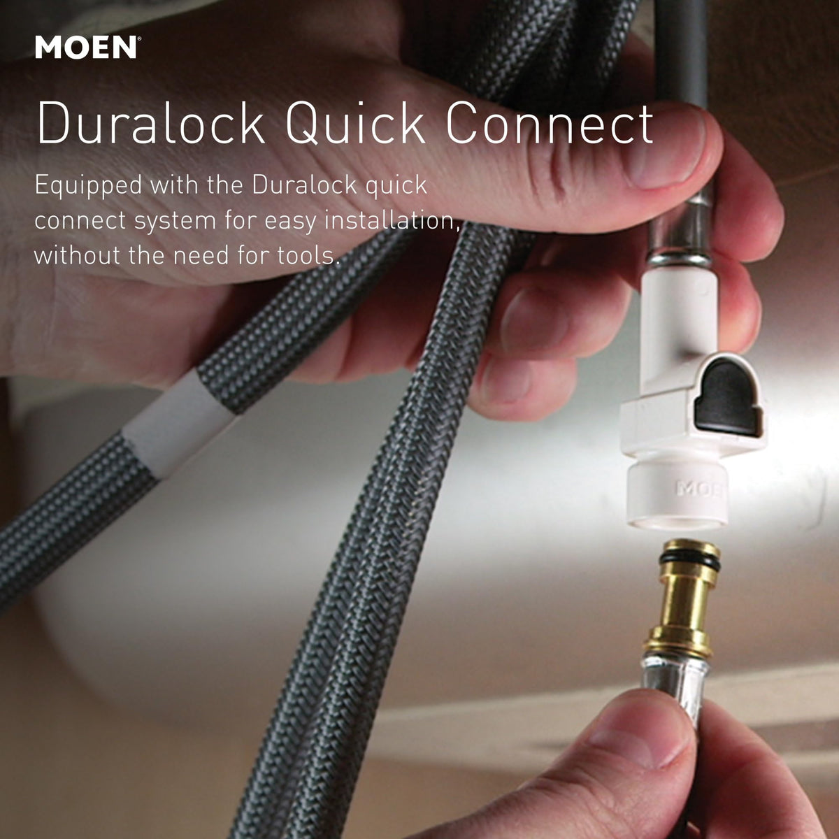Moen S73104NL Weymouth One-Handle Spring Pulldown Kitchen Faucet with Power Boost, Polished Nickel