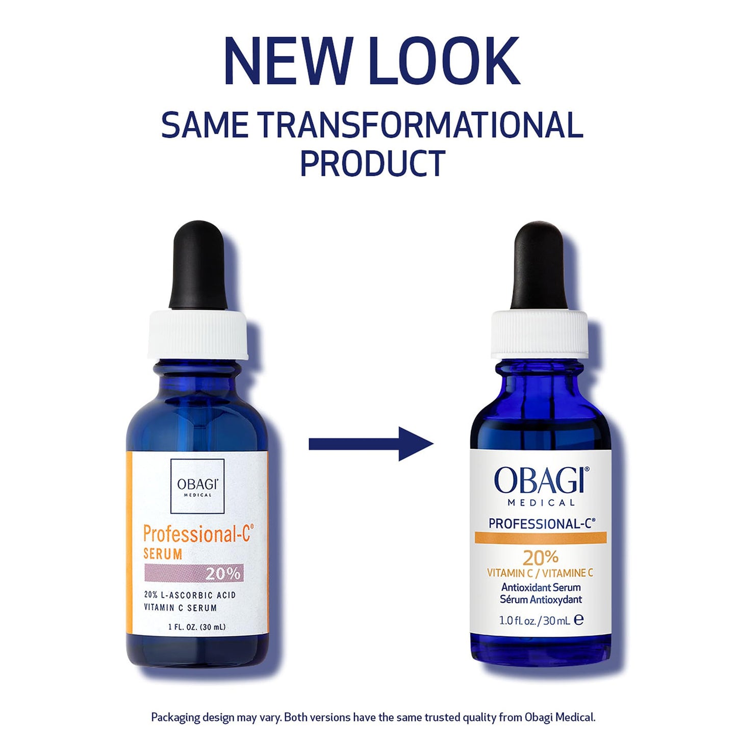 Obagi Professional C Serum 20%, Vitamin C Facial Serum with Concentrated 20% L Ascorbic Acid for Normal to Oily Skin, 1.0 Fl Oz Pack of 1 - Medaid International