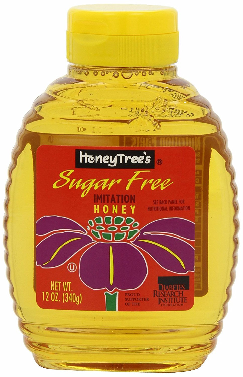 HoneyTree Sugar Free Imitation Honey 12oz, (Pack of 6) - Medaid International