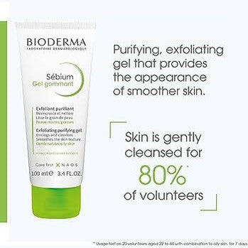 Bioderma exfoliating purifying gel 100ml