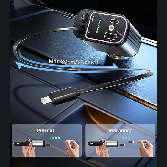 Starlight Retractable Car Charger