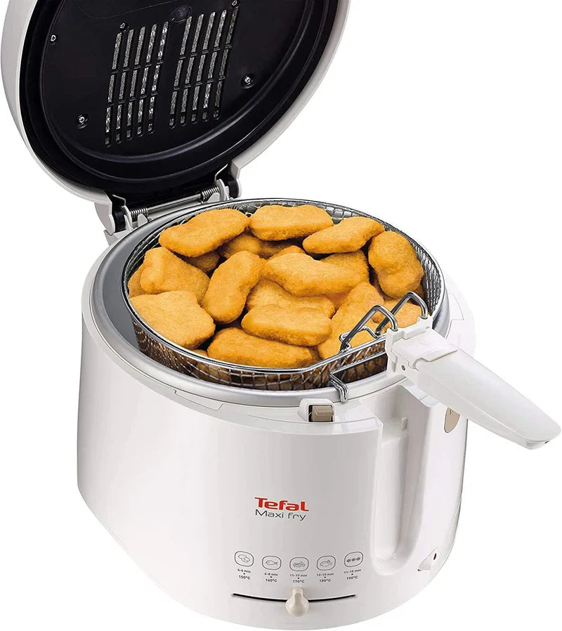 Tefal, Maxi Fry Fryer Fixed Bowl 2.1 Liter /1.2 Kg – FF100073 Save 20%