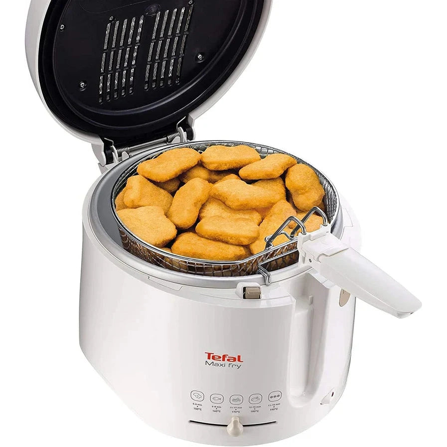 Tefal, Maxi Fry Fryer Fixed Bowl 2.1 Liter /1.2 Kg – FF100073 Save 20%