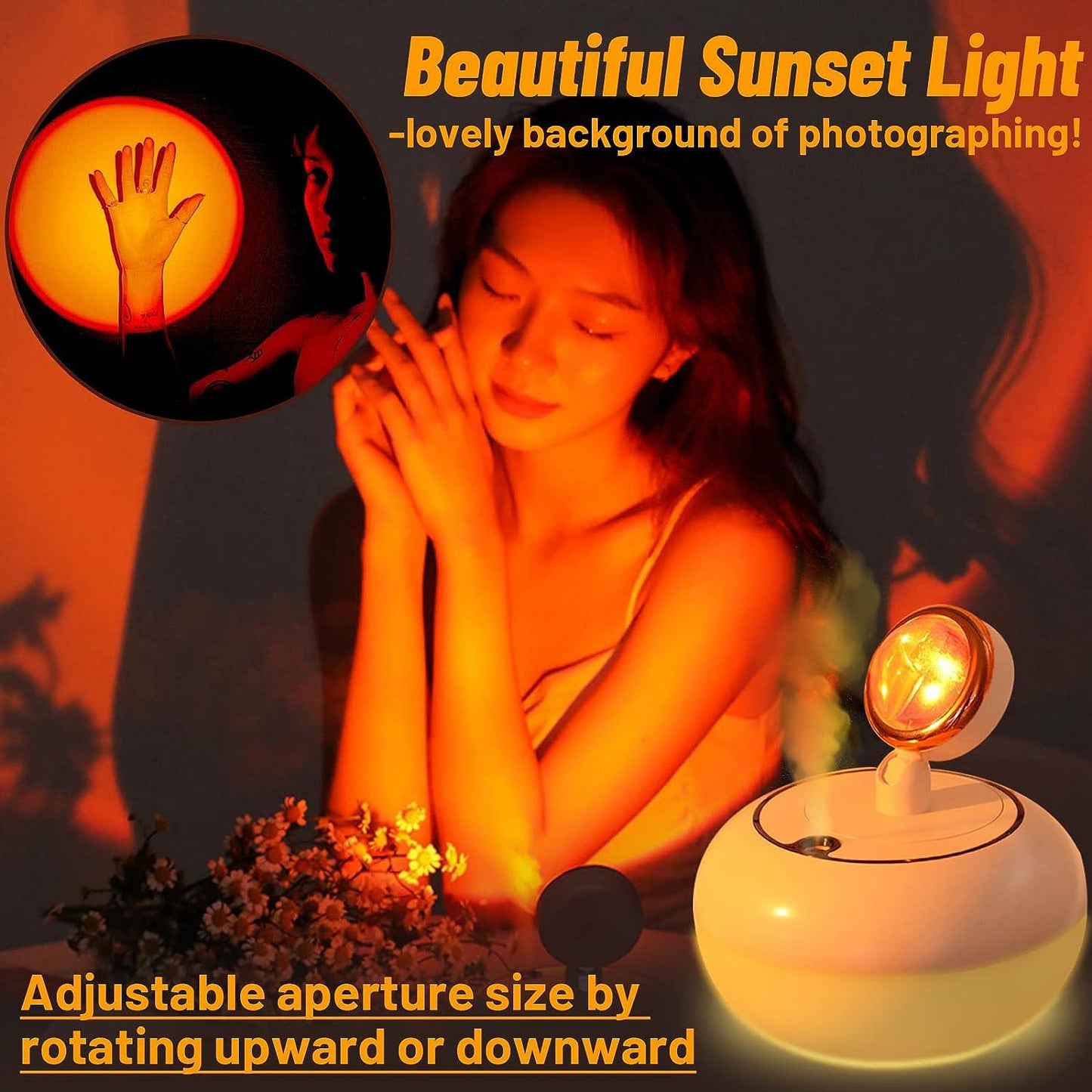 Sunset Lamp Humidifier