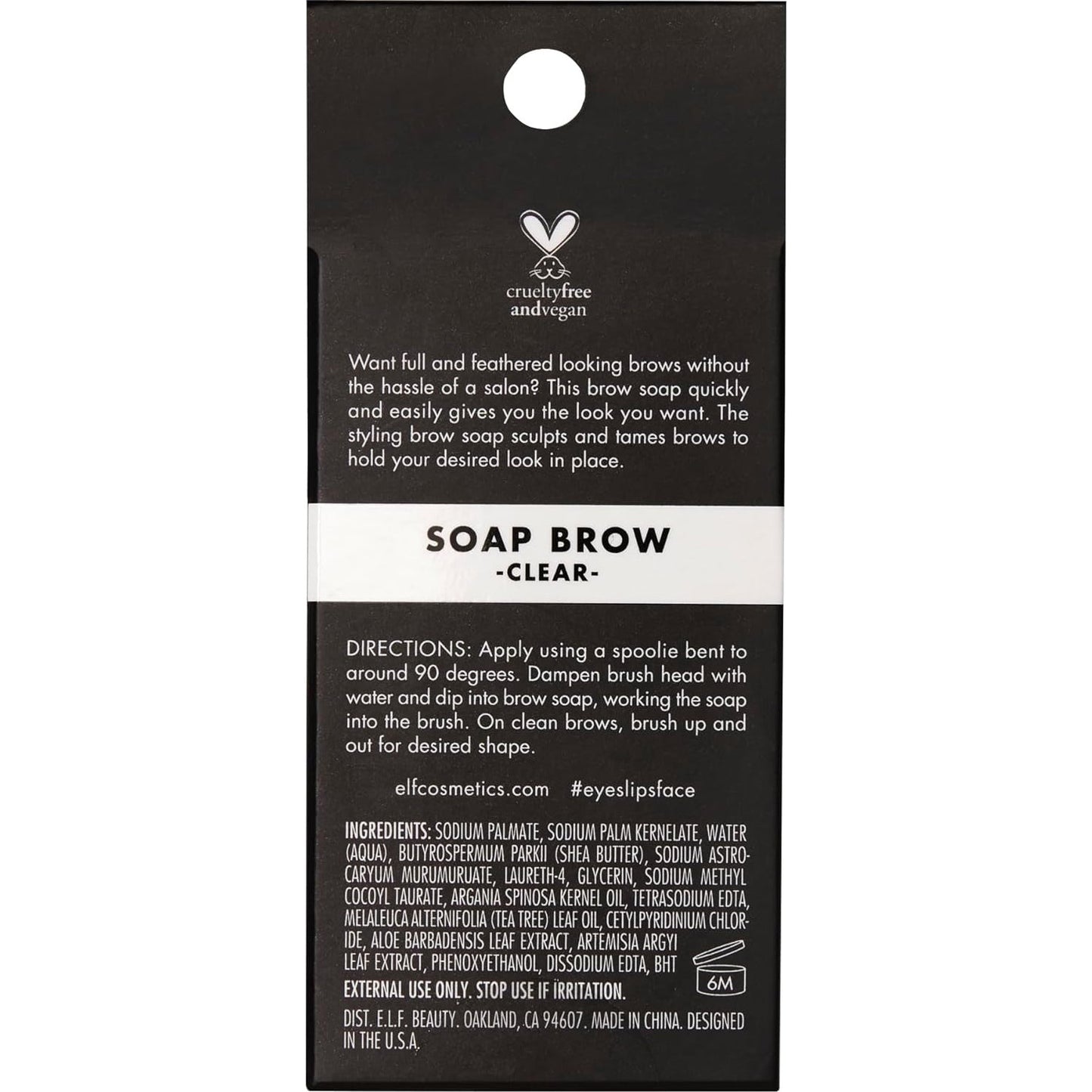 e.l.f. Soap Brow, Clear Brow Pomade For Shaping & Taming Brows To Stay Put, Long-Wear With Firm Hold, Universal Color, Vegan & Cruelty-Free - Medaid International