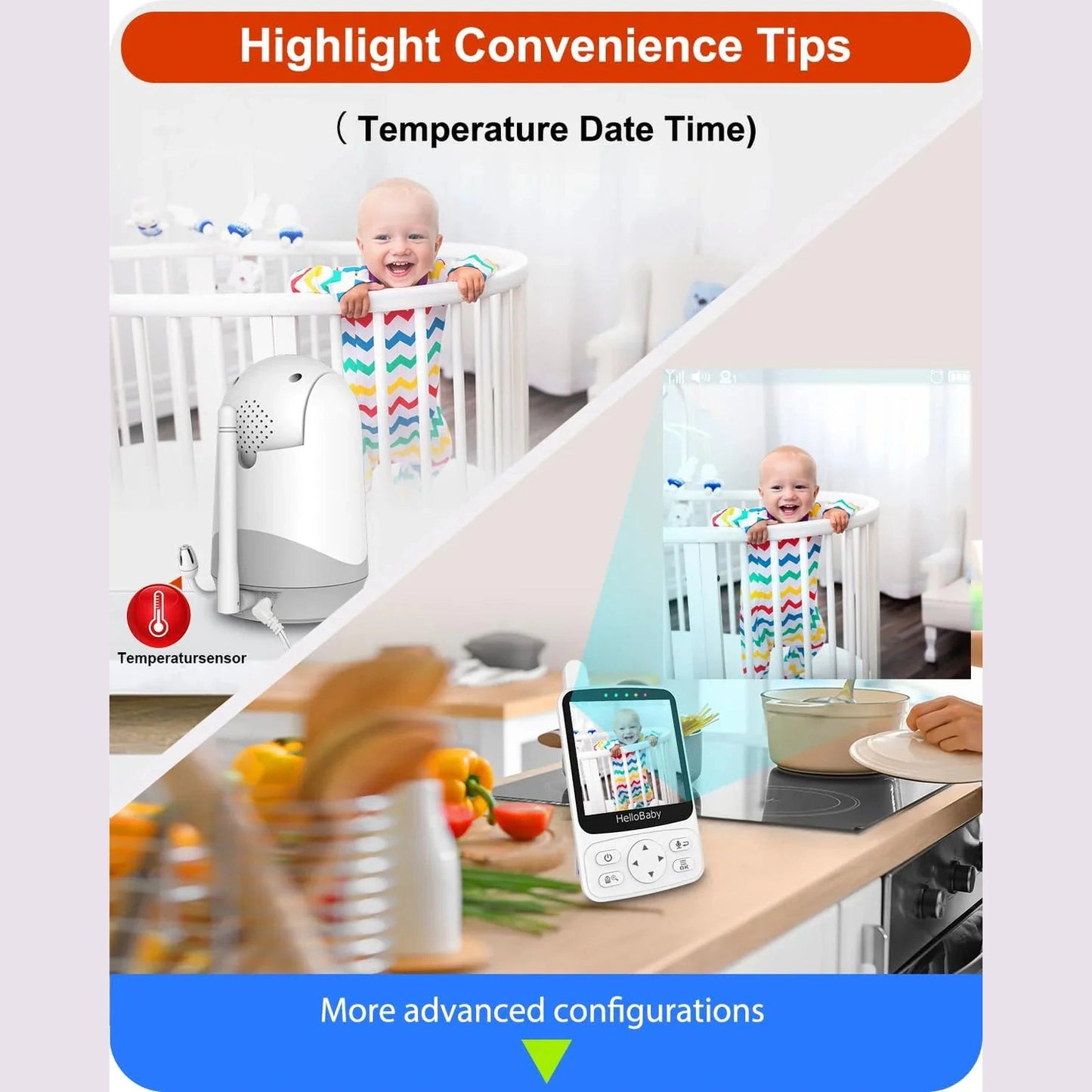 Hello Baby - 4inch Video Baby Monitor