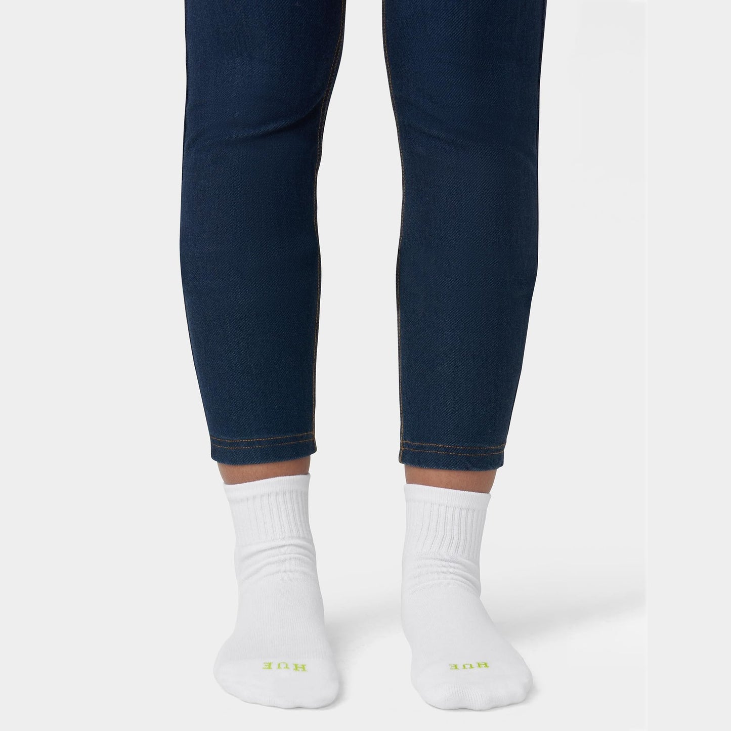 Hue Women's Mini Crew Sock 6-Pack, White, One Size - Medaid International