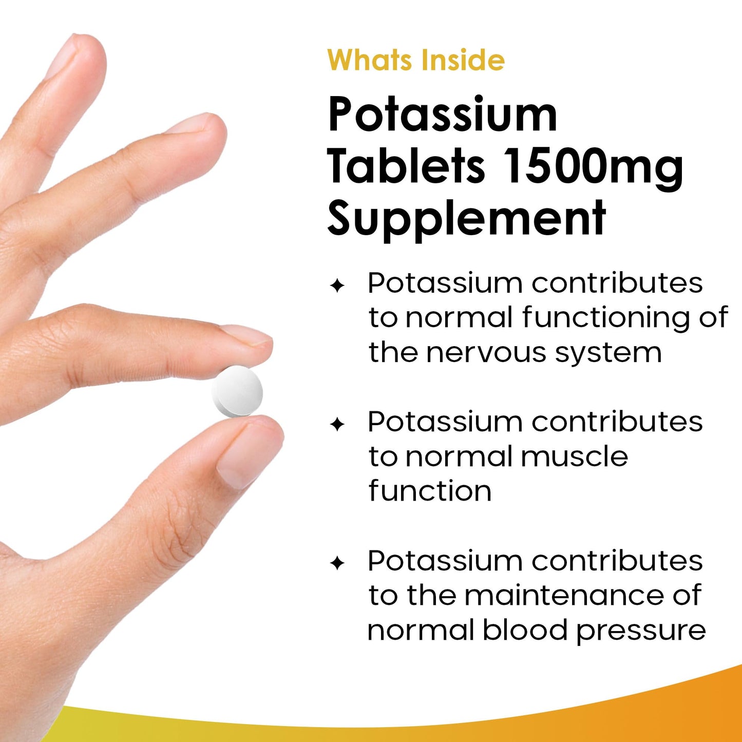 Potassium Tablets 1000mg - Medaid International