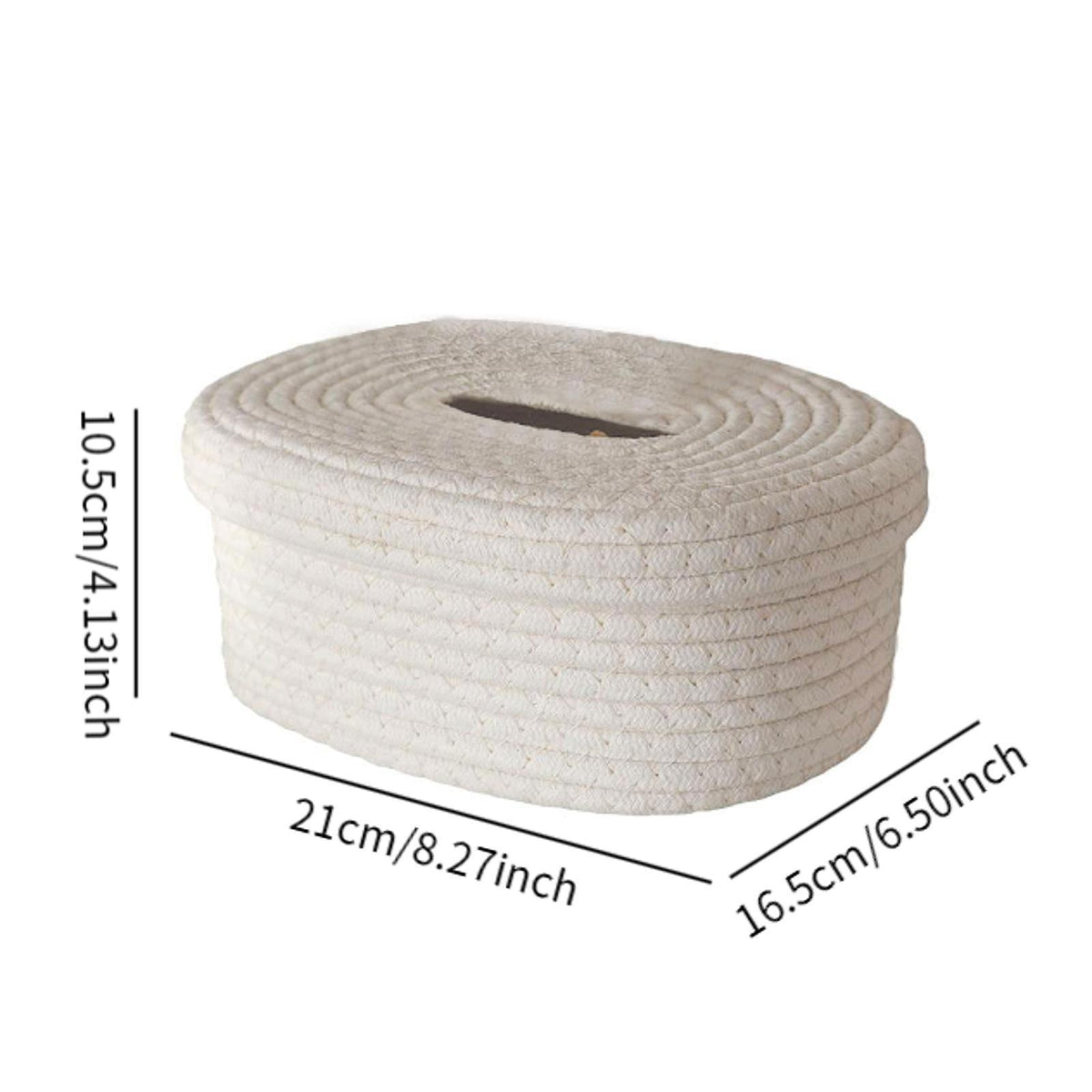 cotton rope woven storage basket