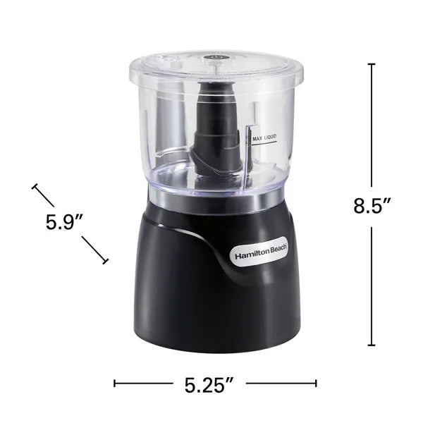 Hamilton Beach STACK & PRESS 3 CUP FOOD CHOPPER