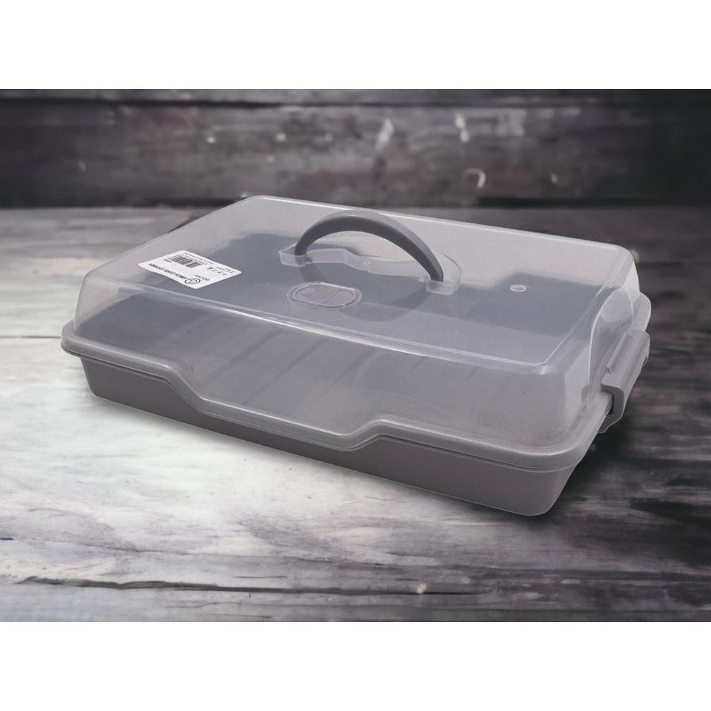 Rectangular Cookie and Pastry Carrier 34 cm
