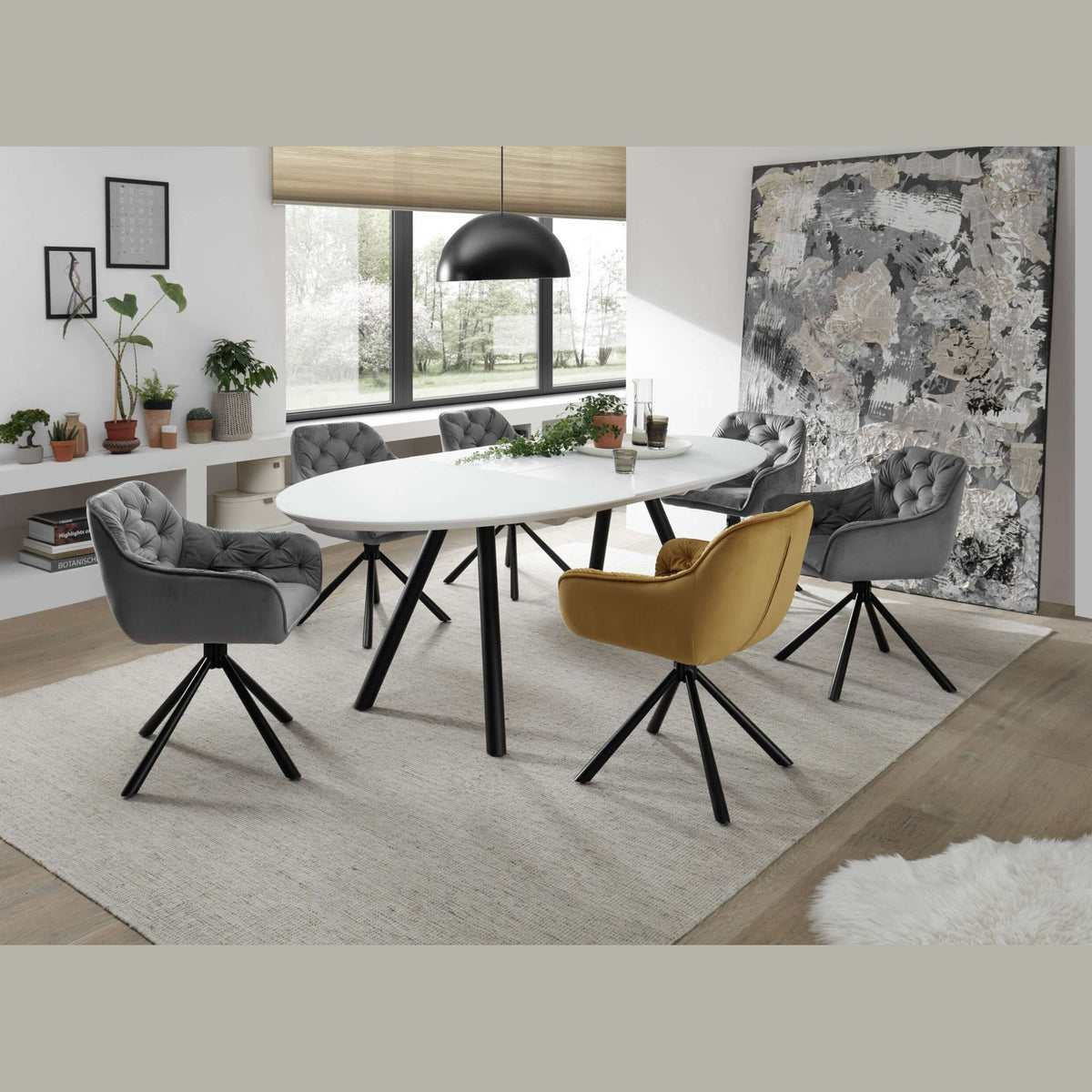 Claire Velvet Armchair – Grey or Gold Luxury Seating