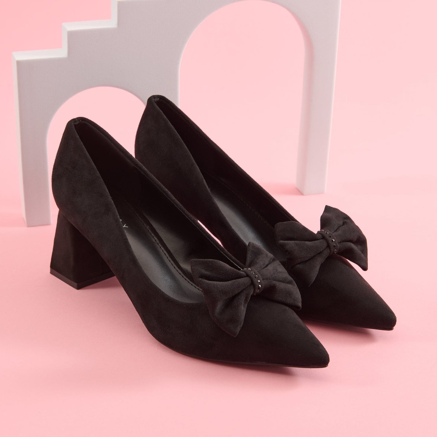 Sinsay Women's Black Elegant Bow Detailed Heels|Sinsay In Lebanon