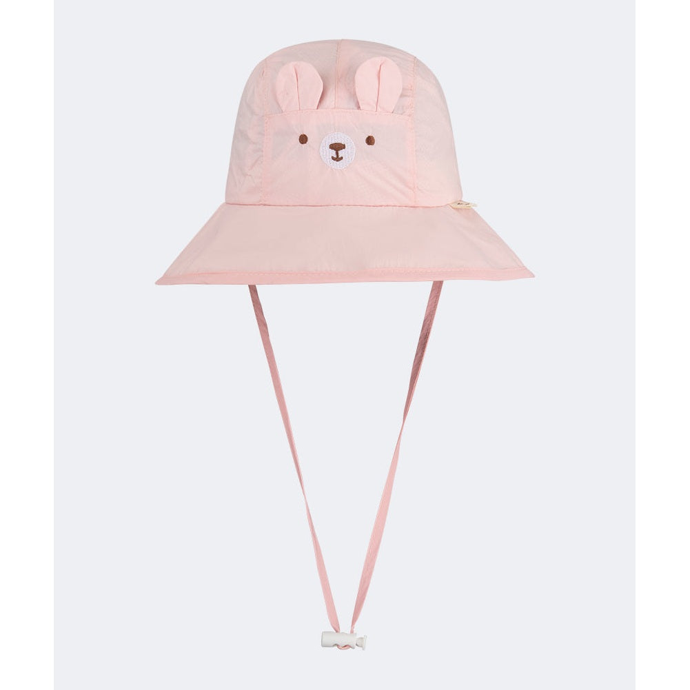Oil And Gaz Stylish Kids-Girls Beach Bucket Hat Pink - Medaid International