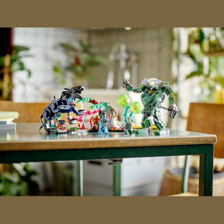 Lego Neytiri & Thanator vs. AMP Suit Quaritch (75571)