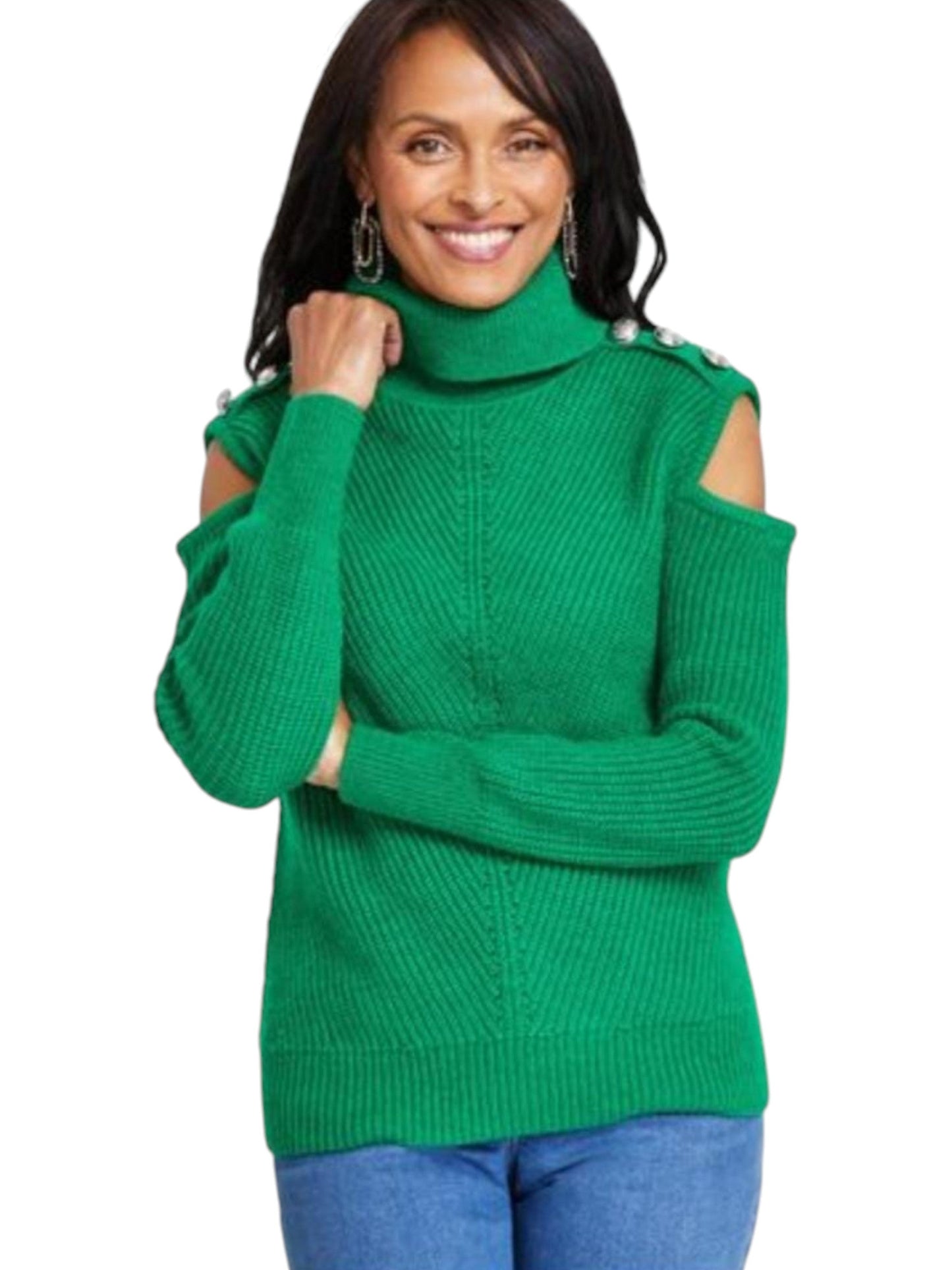 Women's Knitted Top,Green