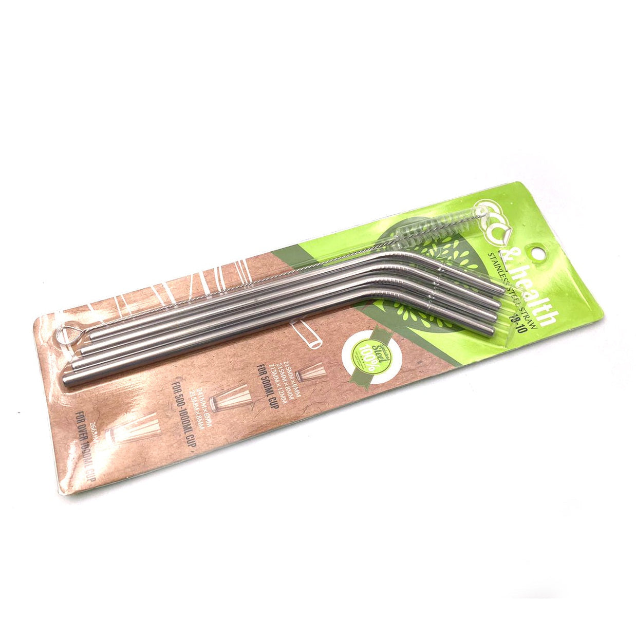 Stainless Straws Set of 4