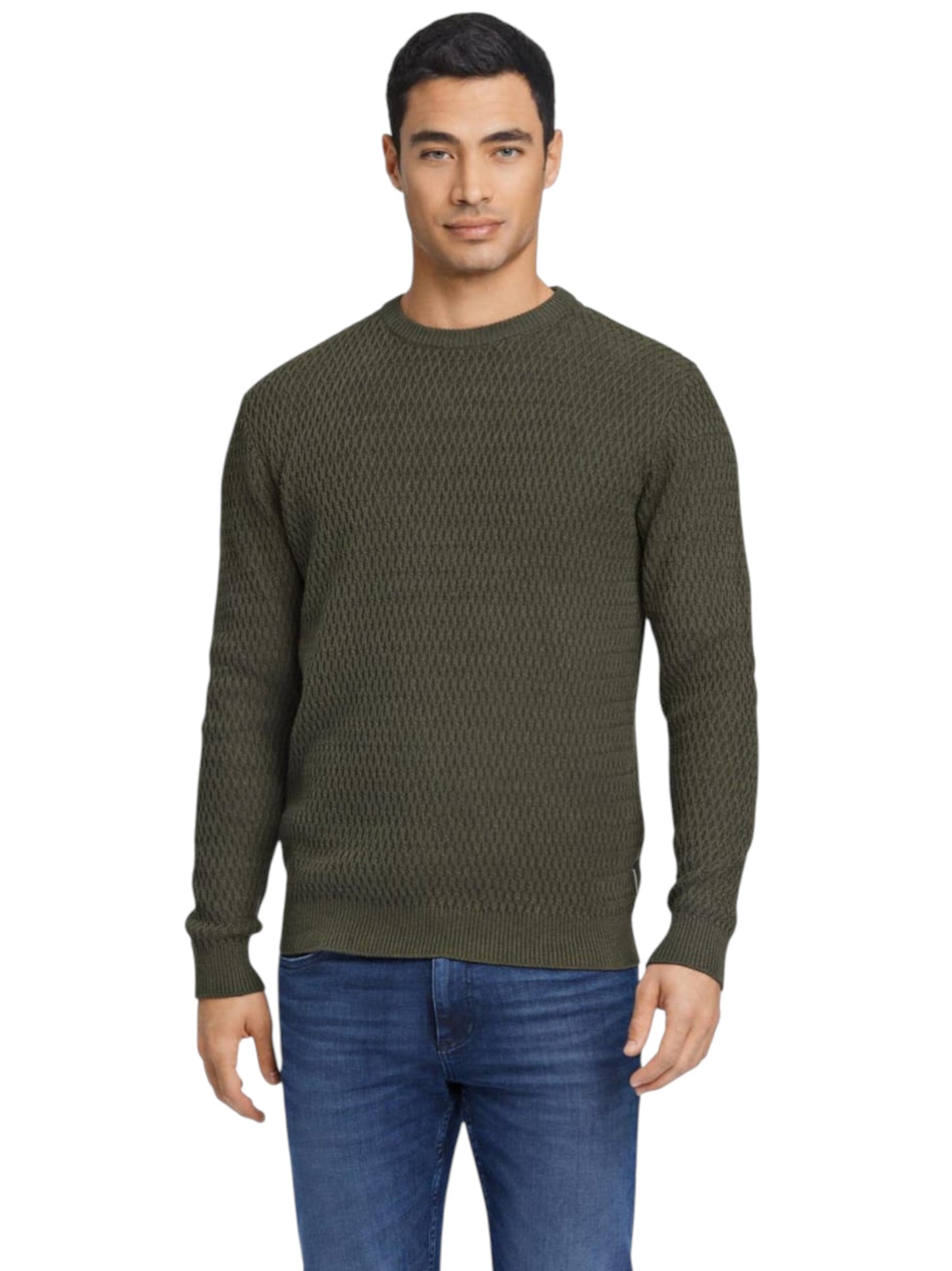 Men's Knitted Sweaters,Olive