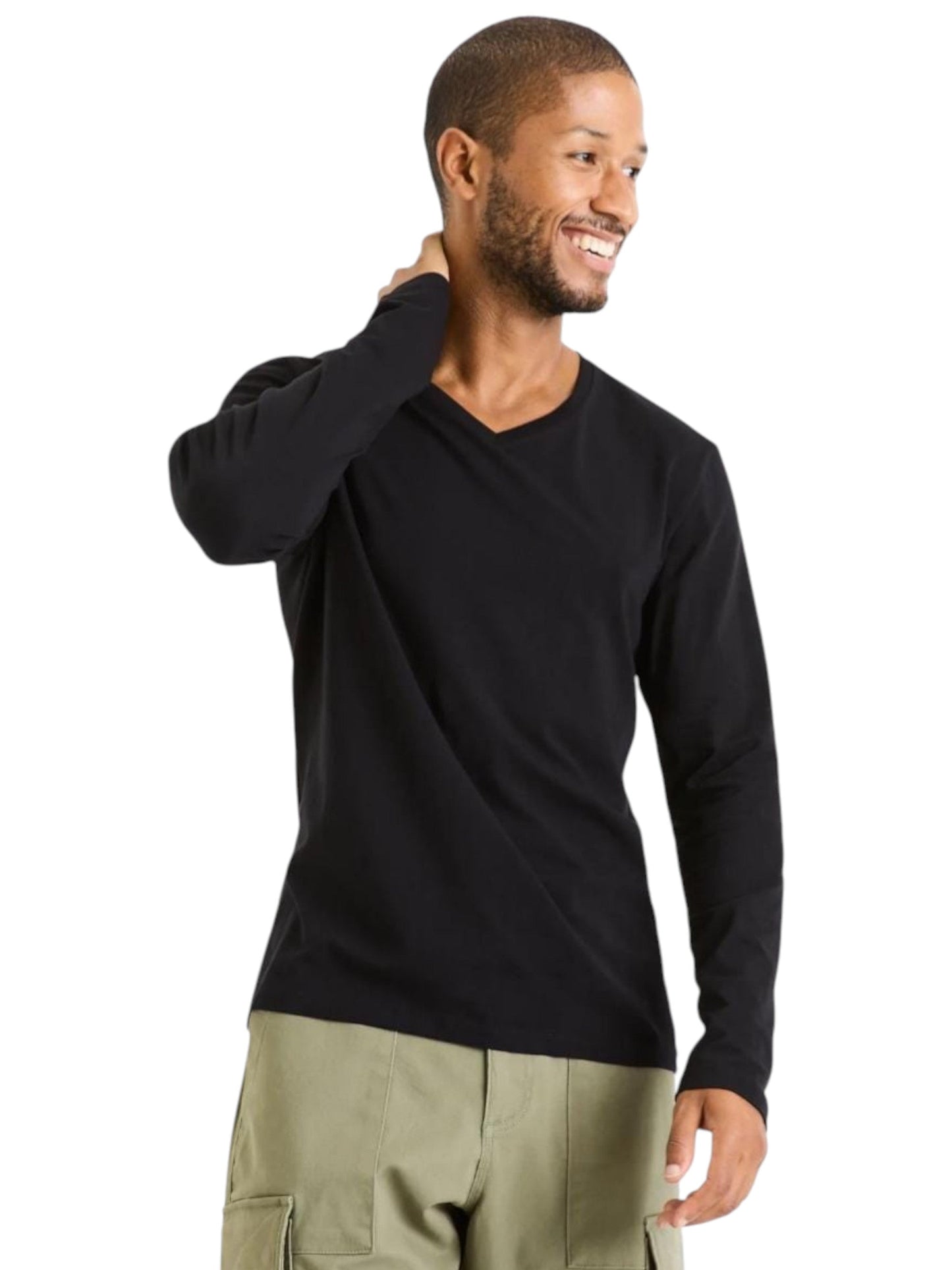 Men's Plain Top,Black