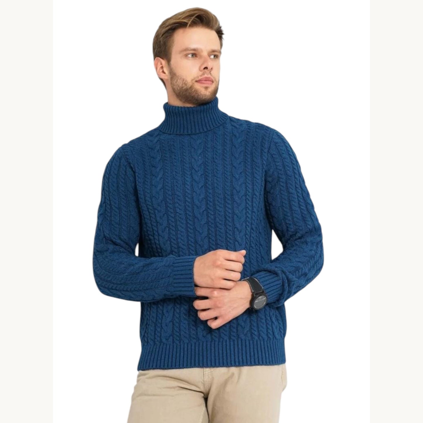 Men's Knitted Sweaters,Blue