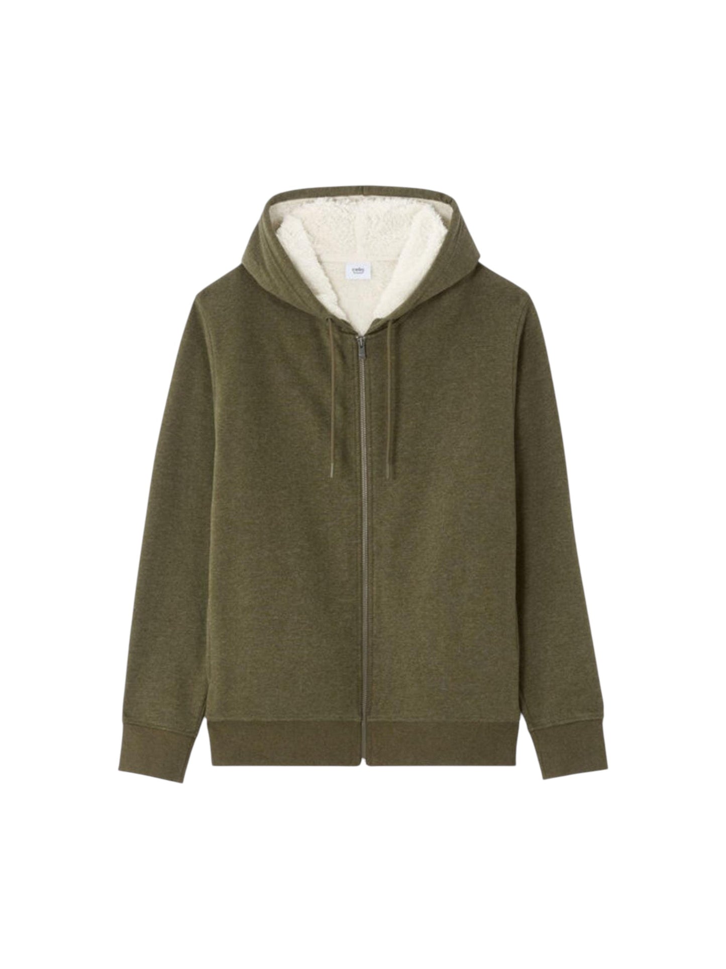 Men's Lined Hoodie,Olive