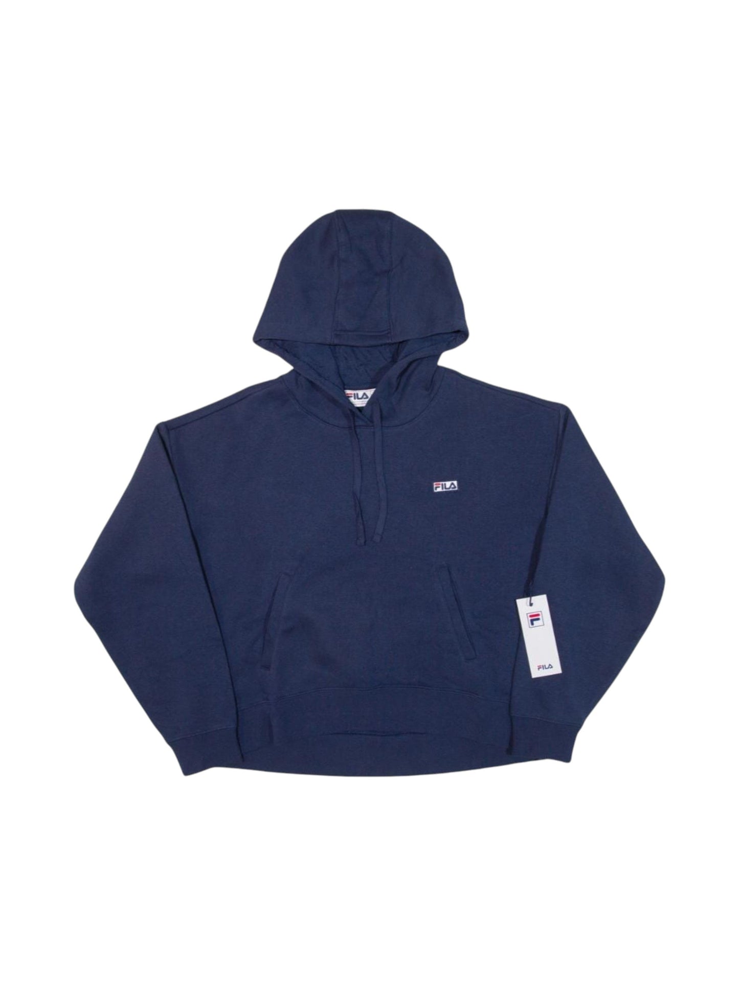 Women's Plain Solid Hoodie,Navy