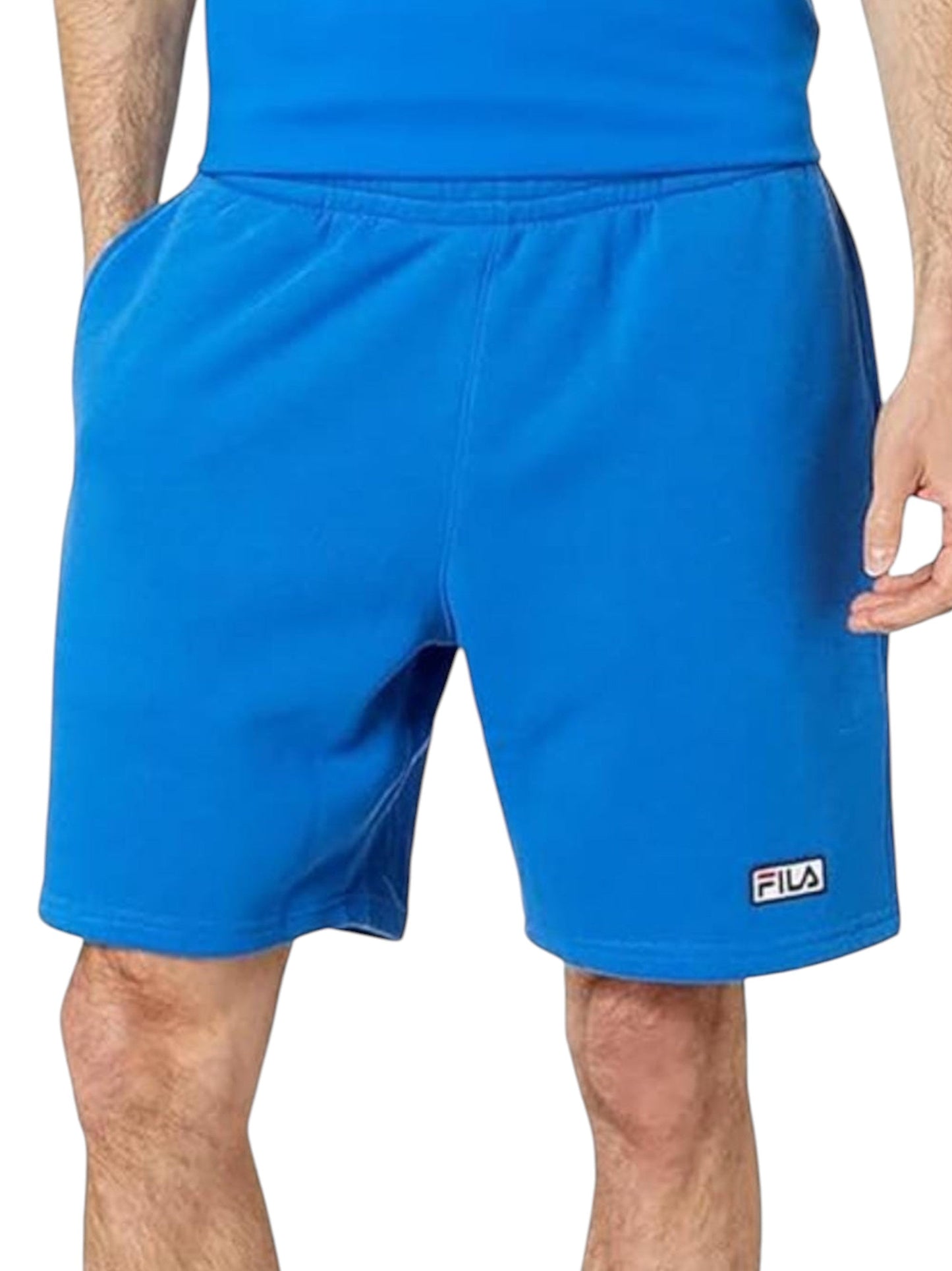 Men's Plain Solid Short,Blue