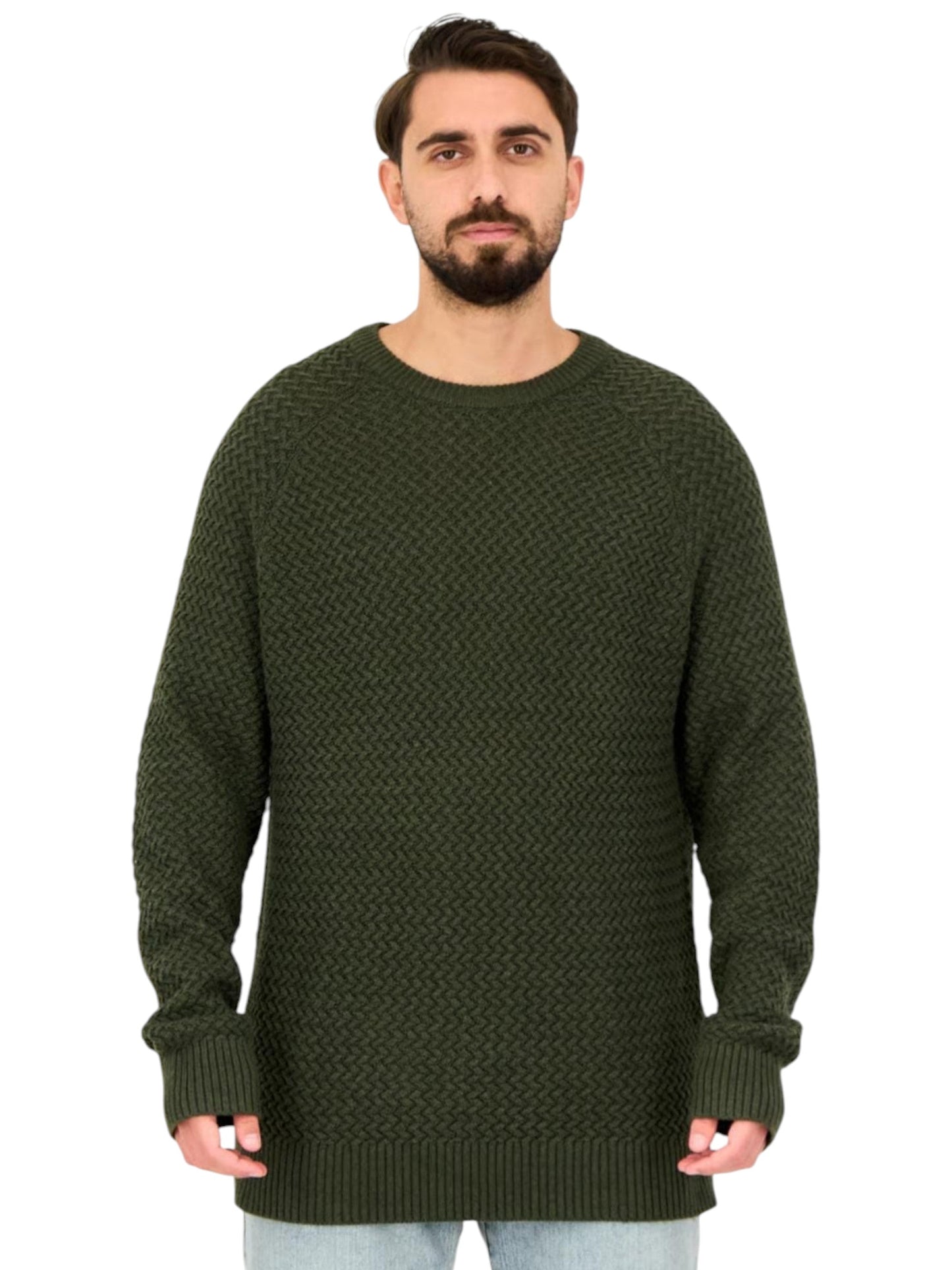 Men's Knitted Sweaters,Dark Olive
