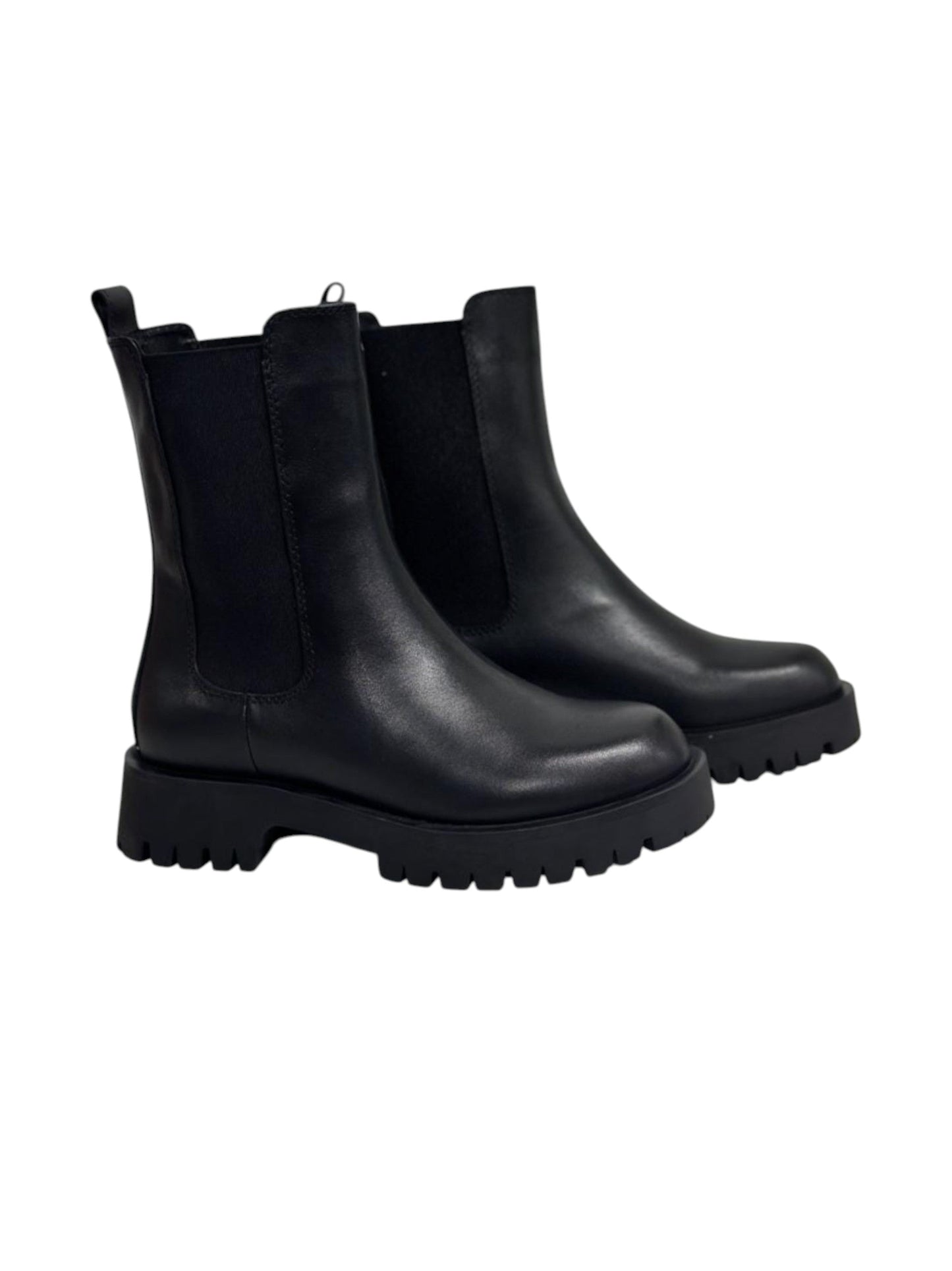 Women's Plain Ankle Boots,Black