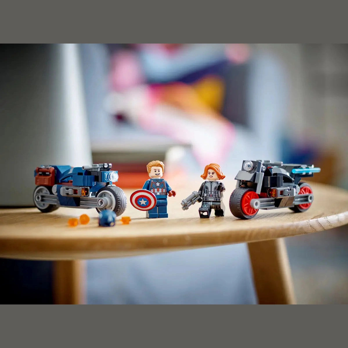 Lego Black Widow Captain America Motorcycles (76260)