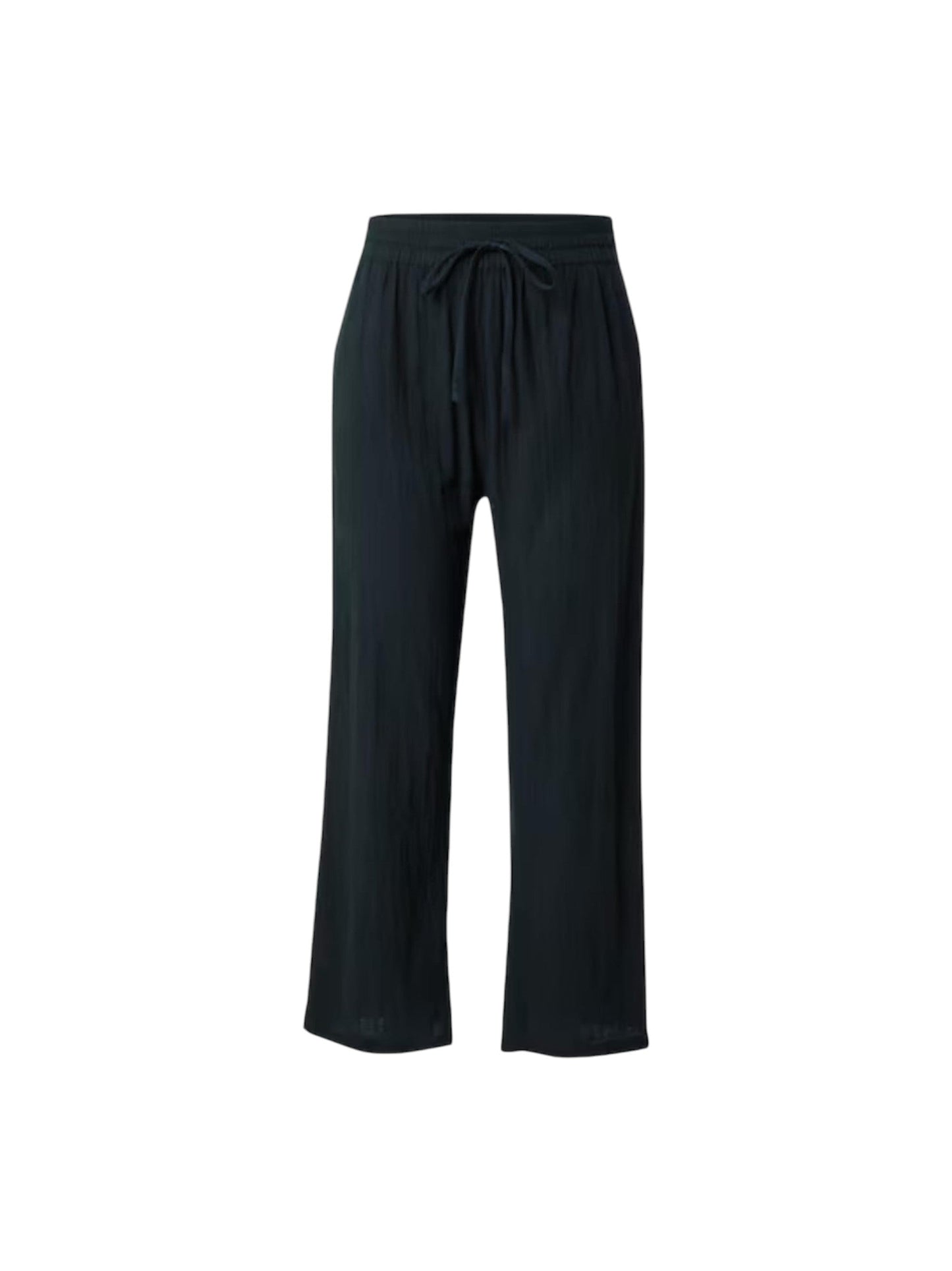 Women's Plain Solid Sleepwear Pant,Black