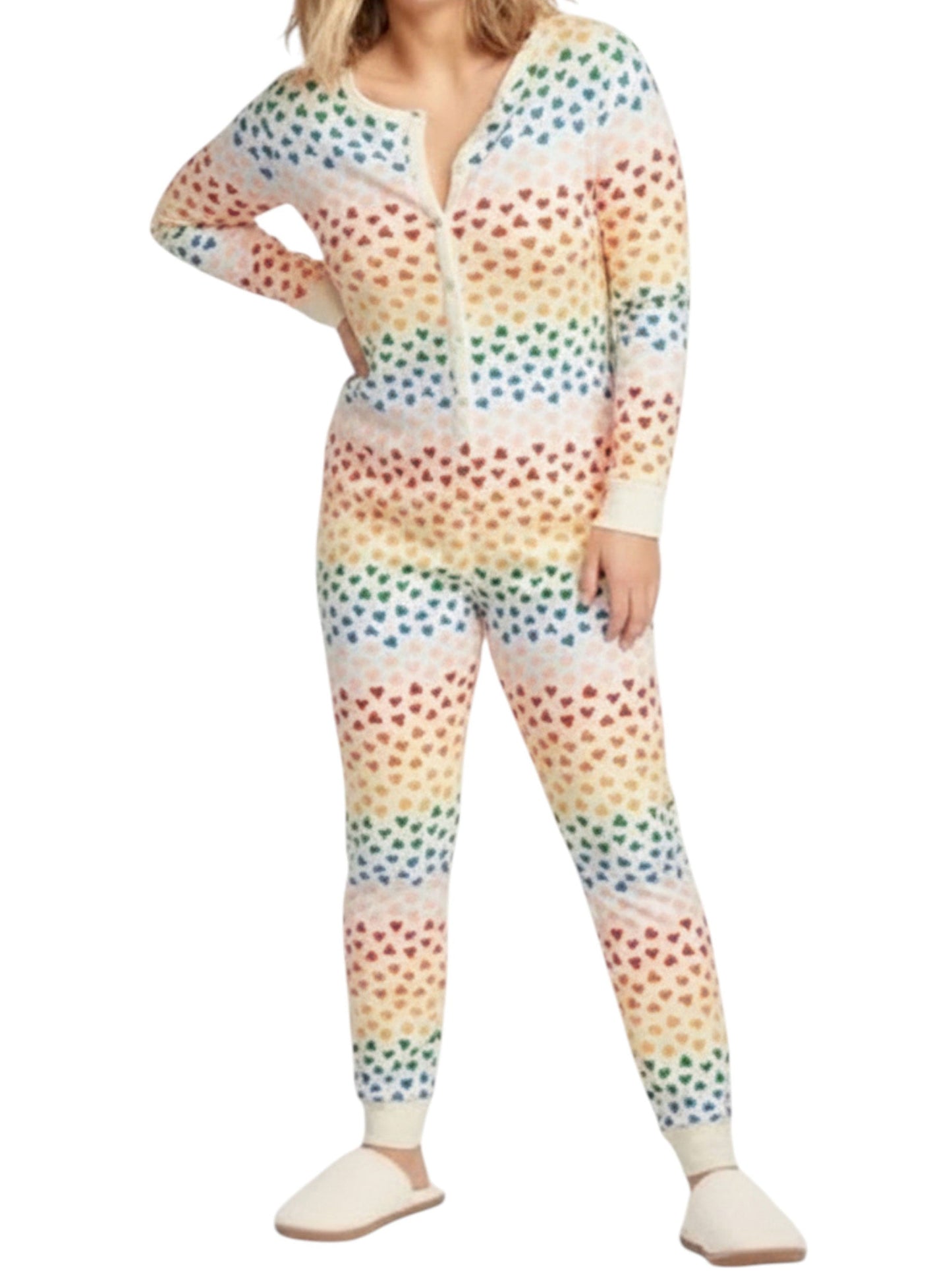 Kids Girl's Heart Printed Jumpsuit,Muti