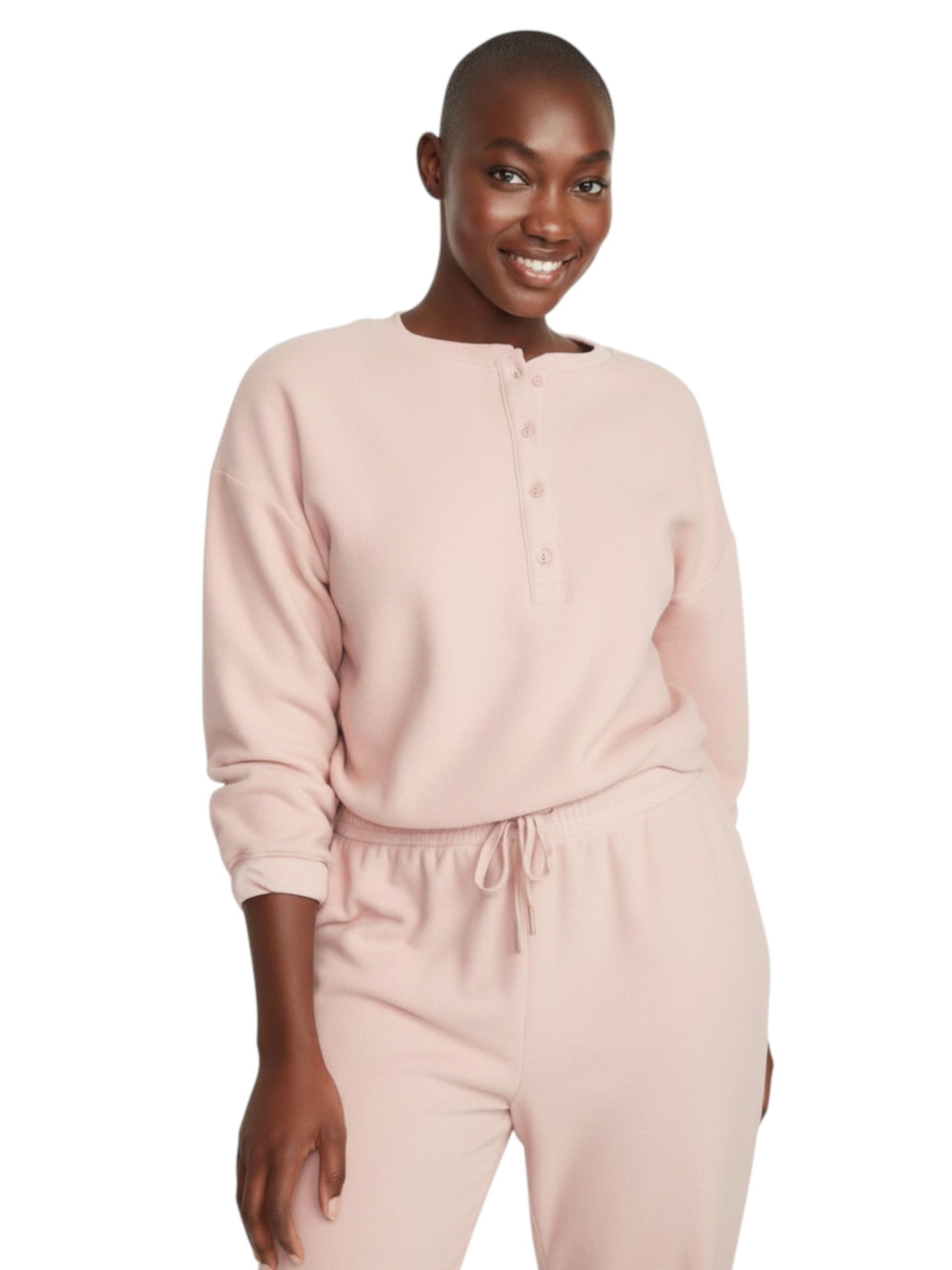 Women's Textured Sweaters,Light Pink