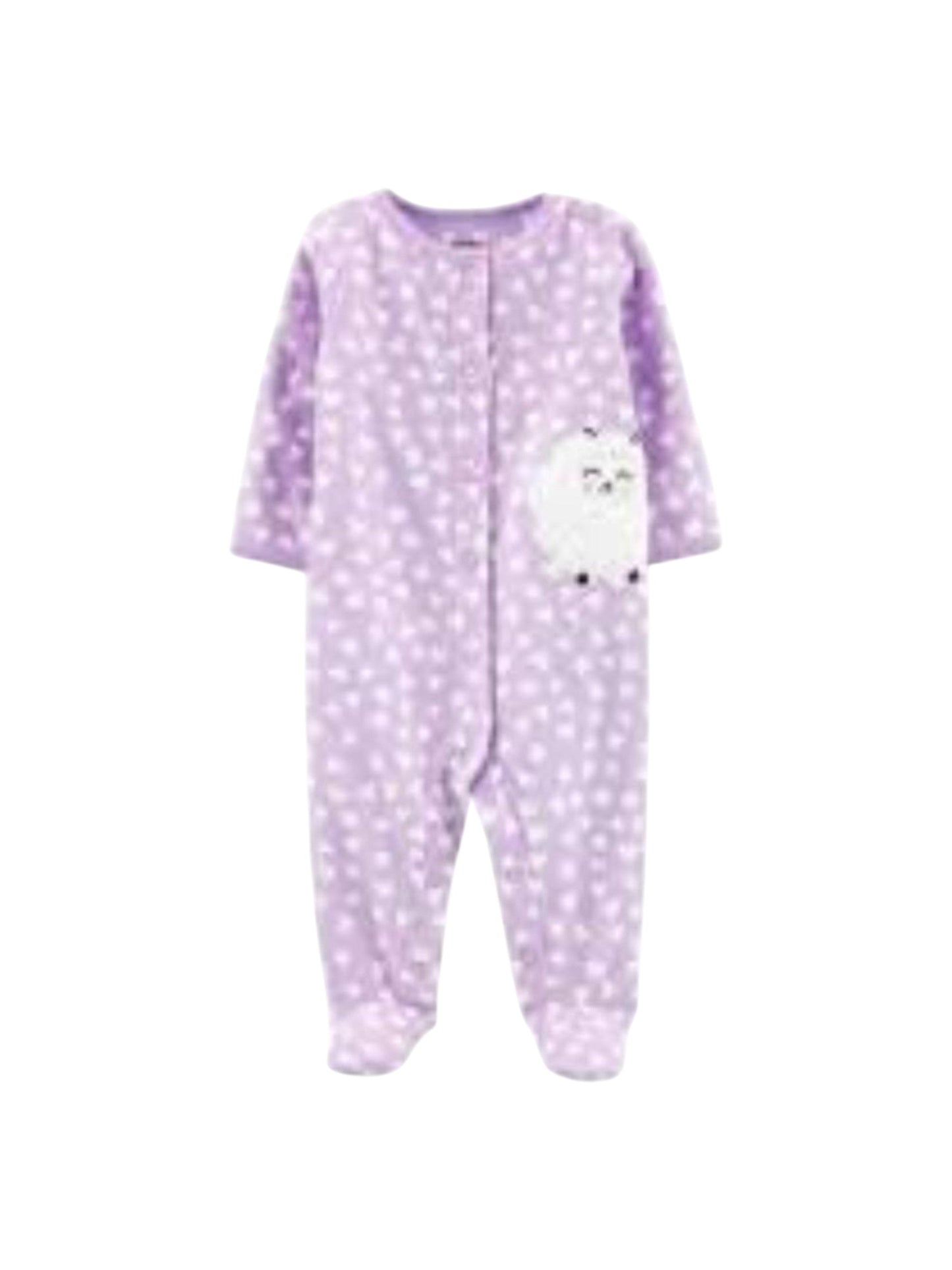 Kids Girl's Heart Printed Jumpsuit,Purple