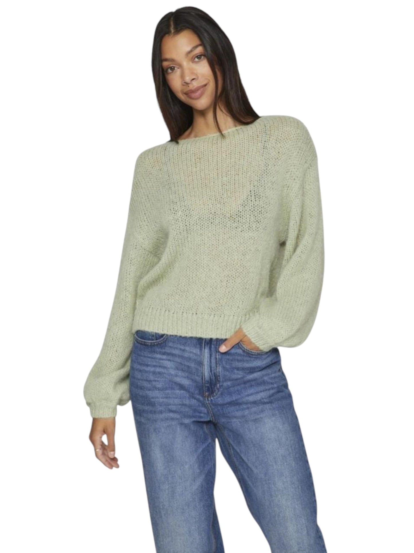 Women's Knitted Sweaters,Pistachio