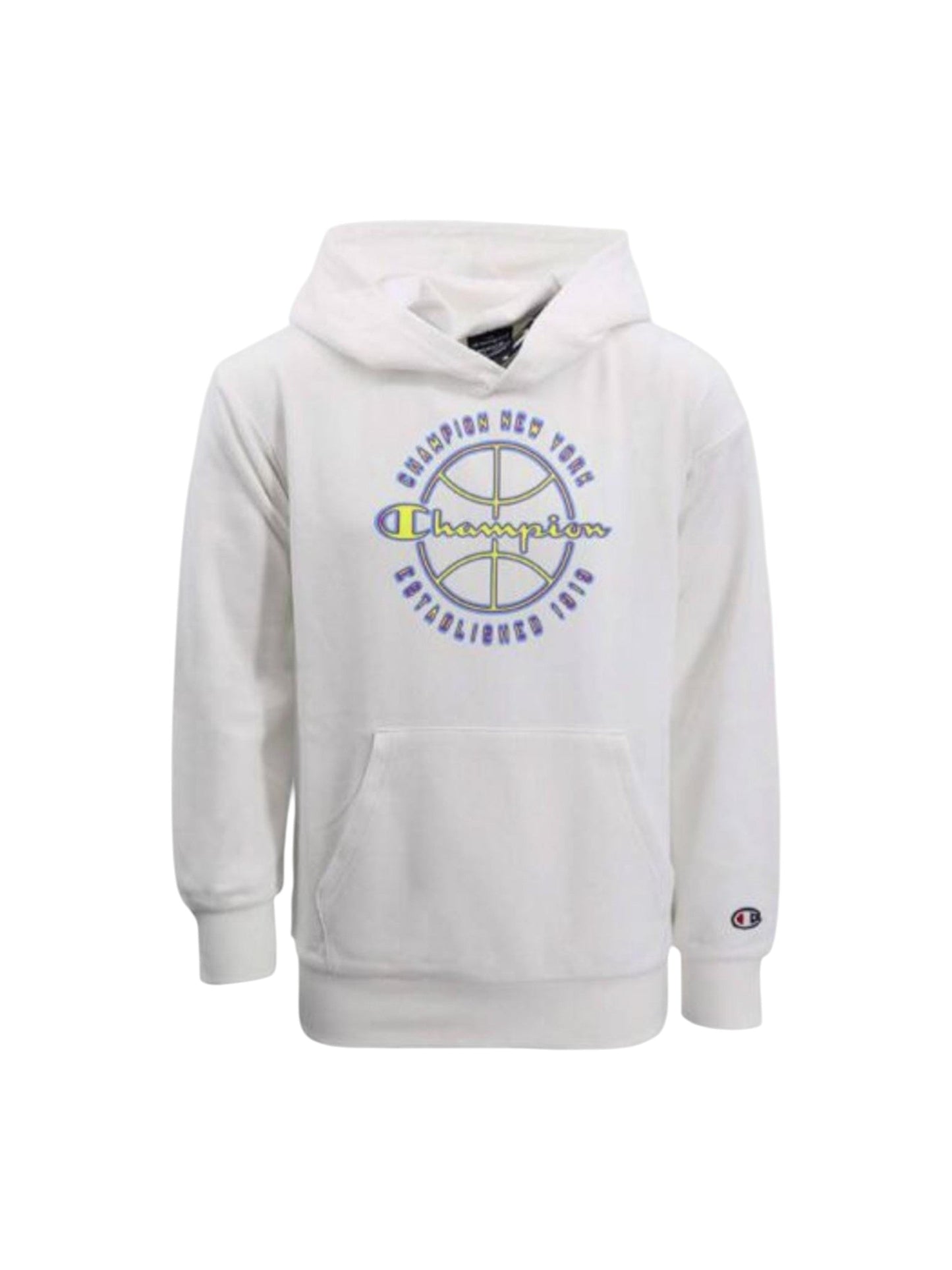 Kids Boy's Printed Hoodie,White
