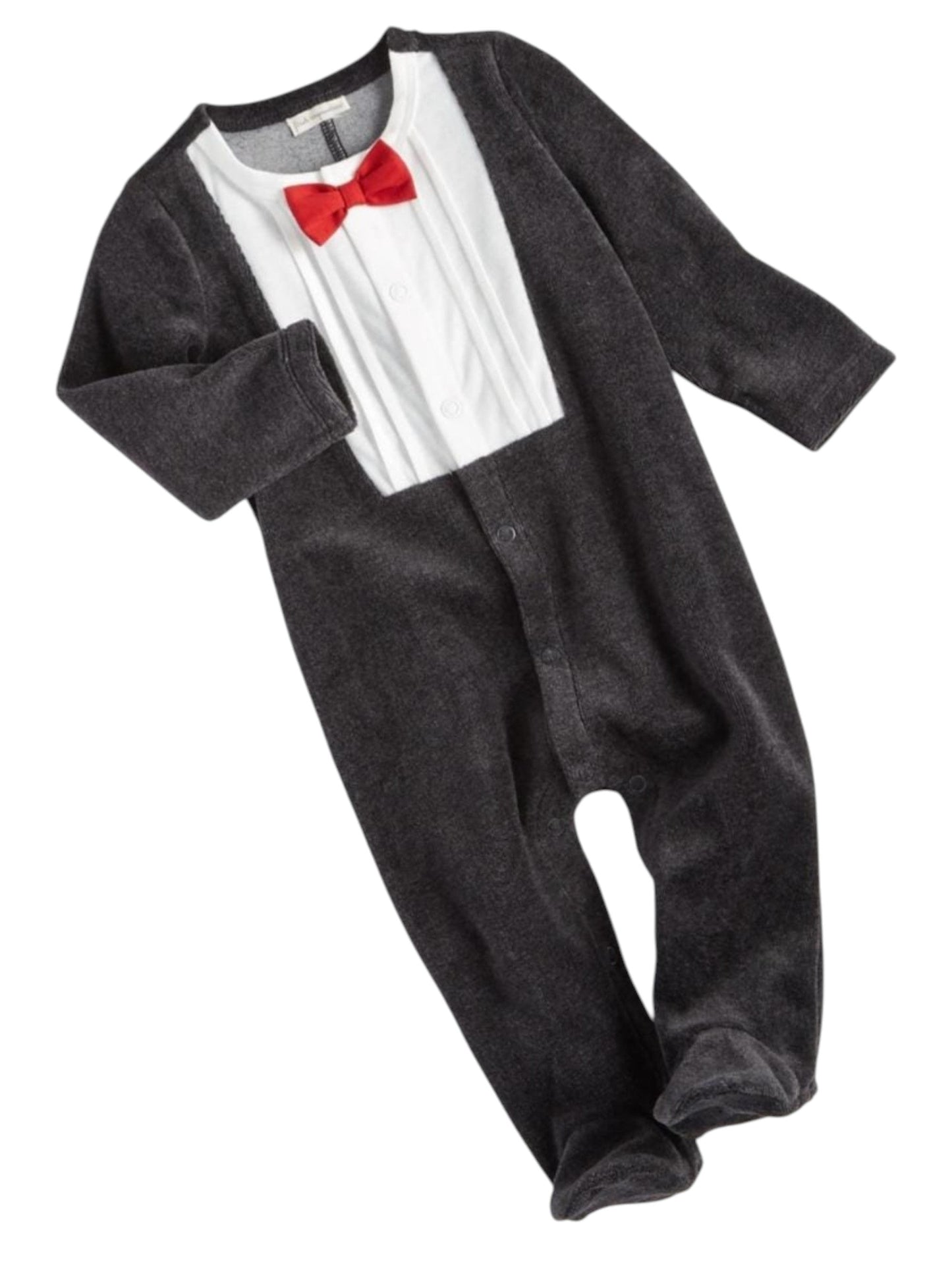 Kids Boy's Plain Jumpsuit,Grey