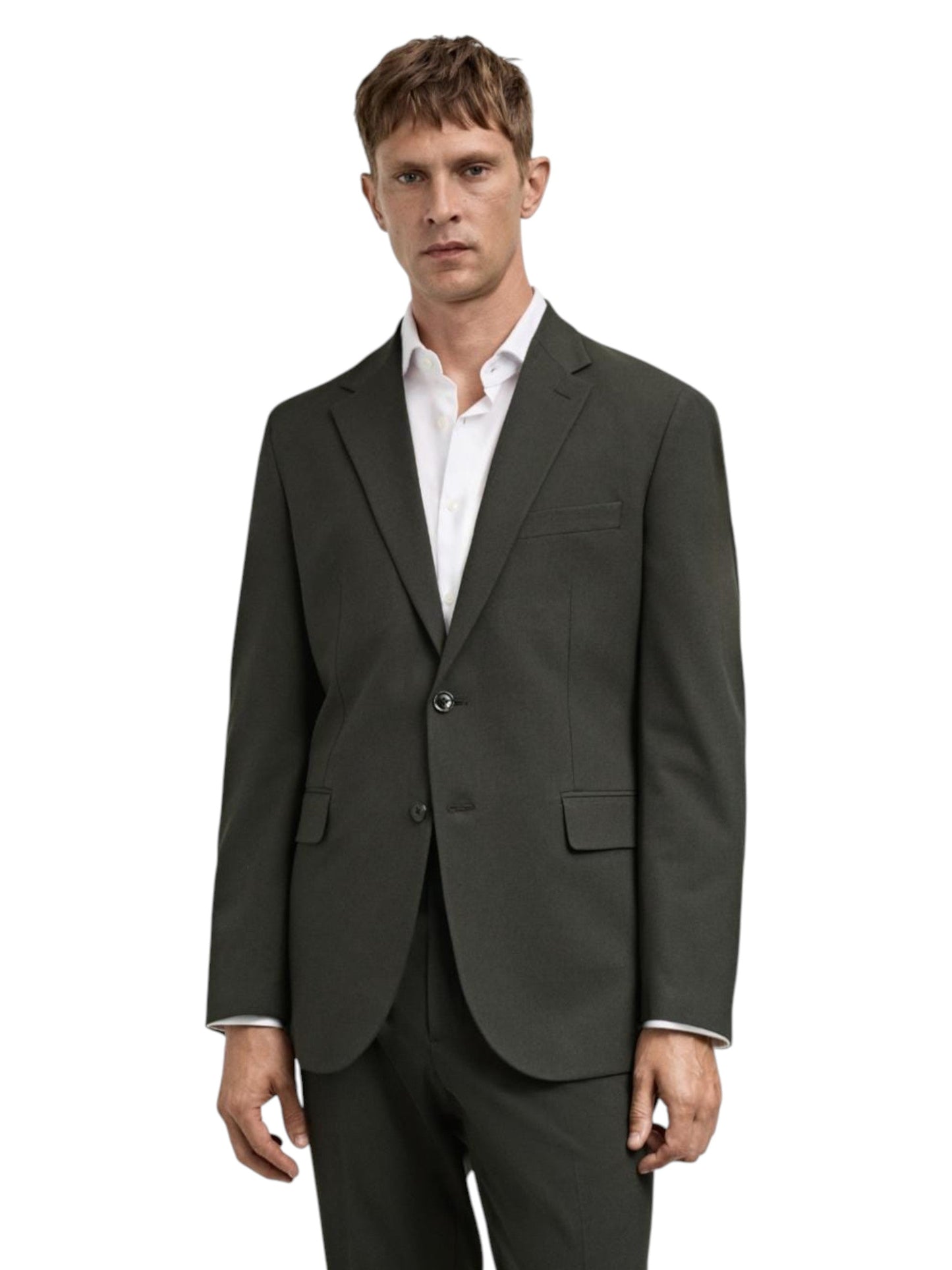 Men's Plain Blazer,Dark Grey