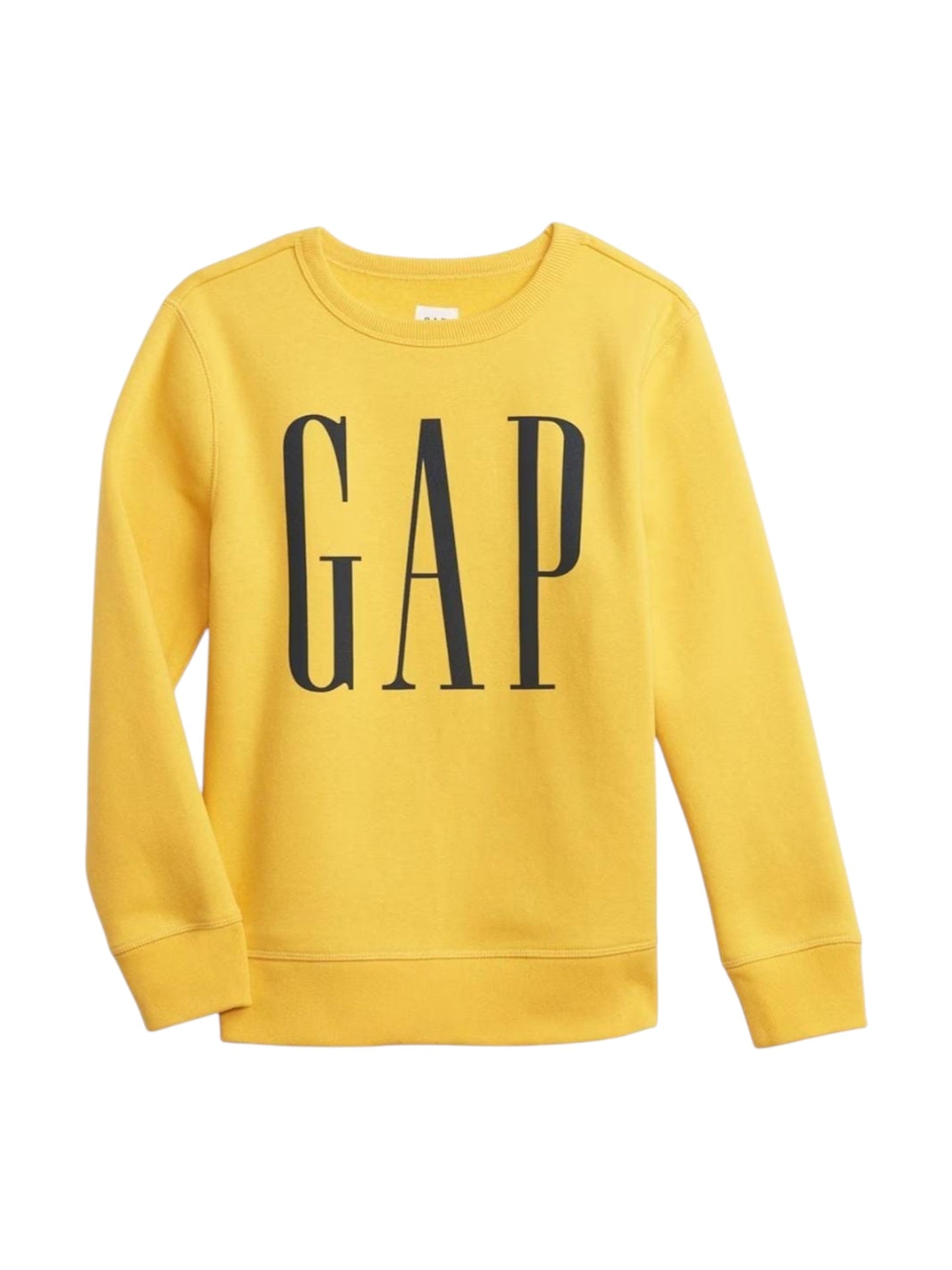 Kids Boy's Brand Logo Printed Sweaters,Yellow