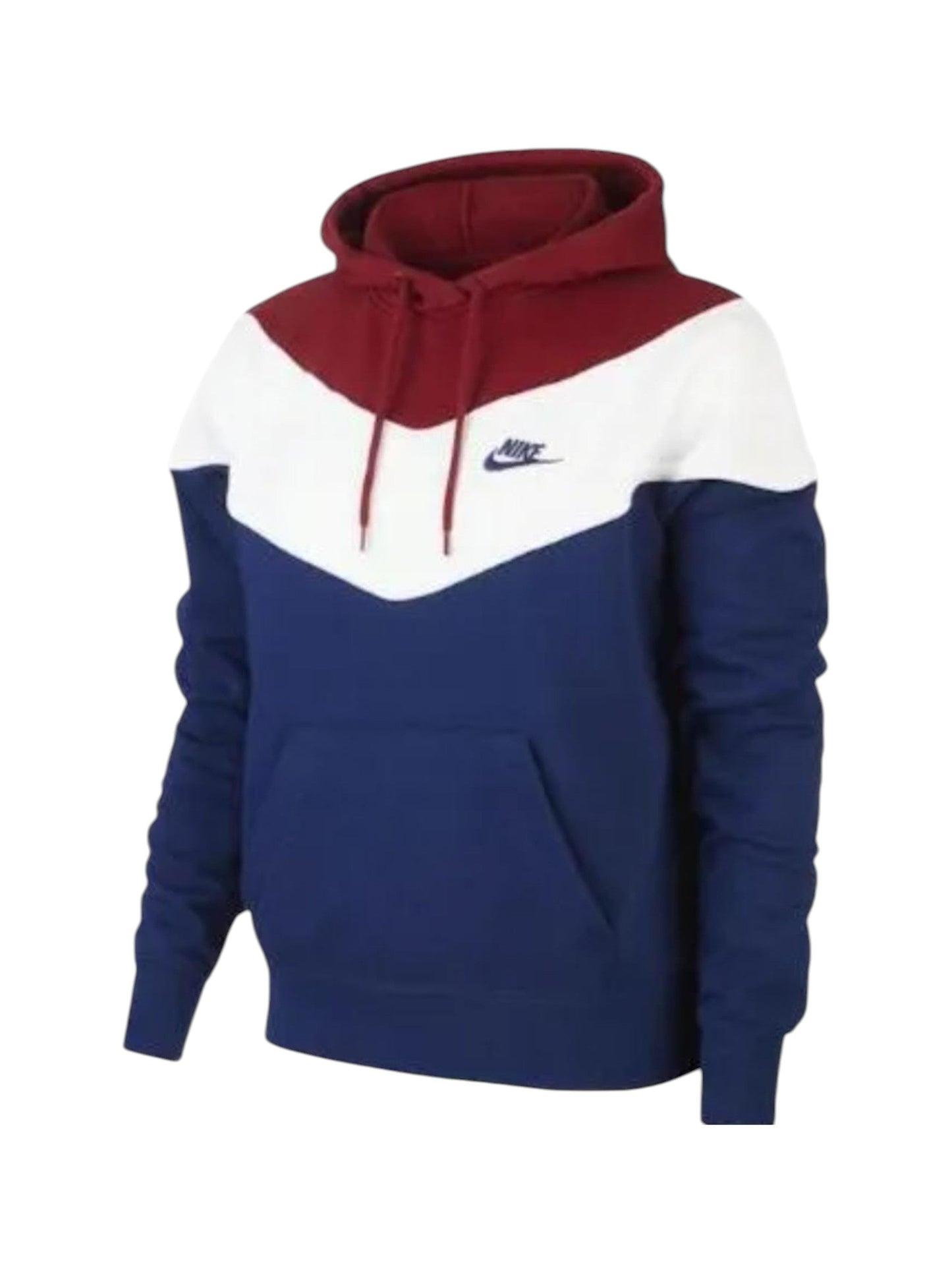 Women's Colorblocked Hoodie,Navy