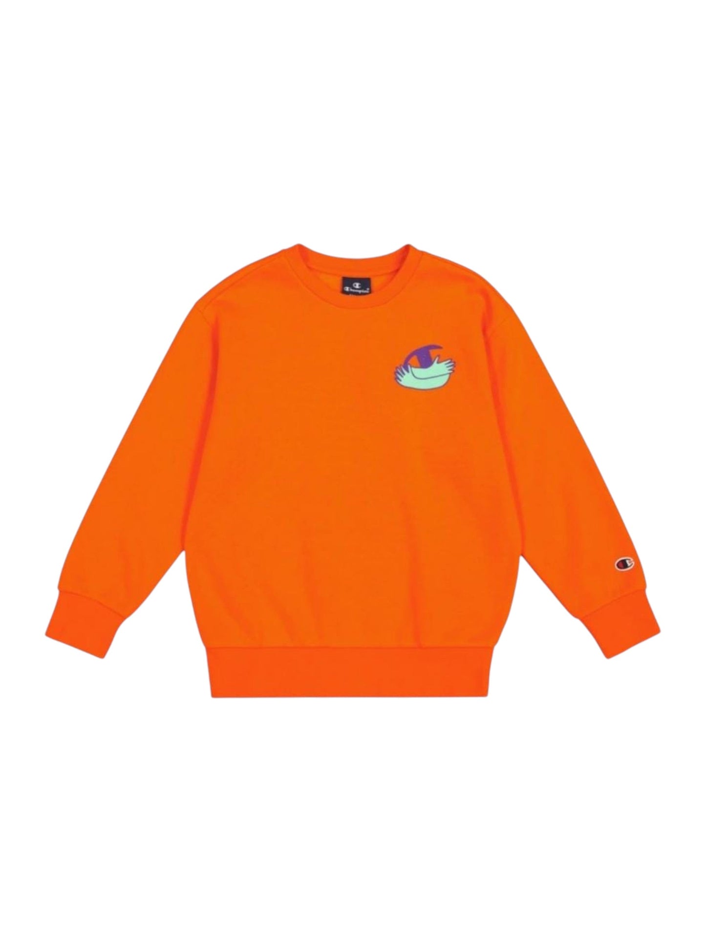 Kids Girl's Printed Sweaters,Orange