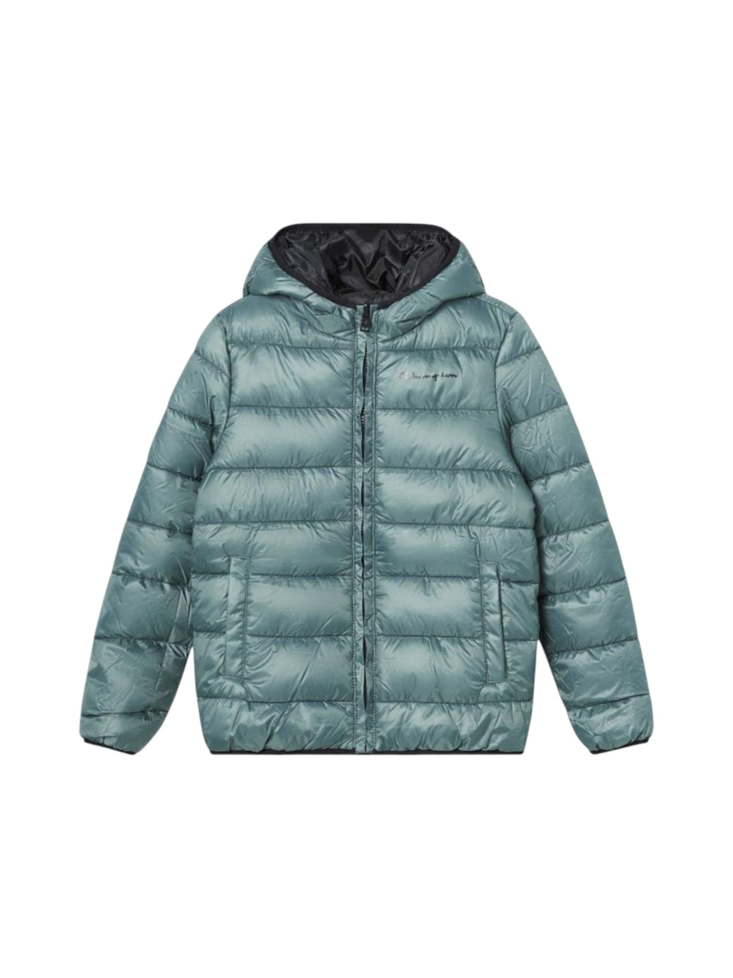 Kids Boy's Quilted Jacket,Grey